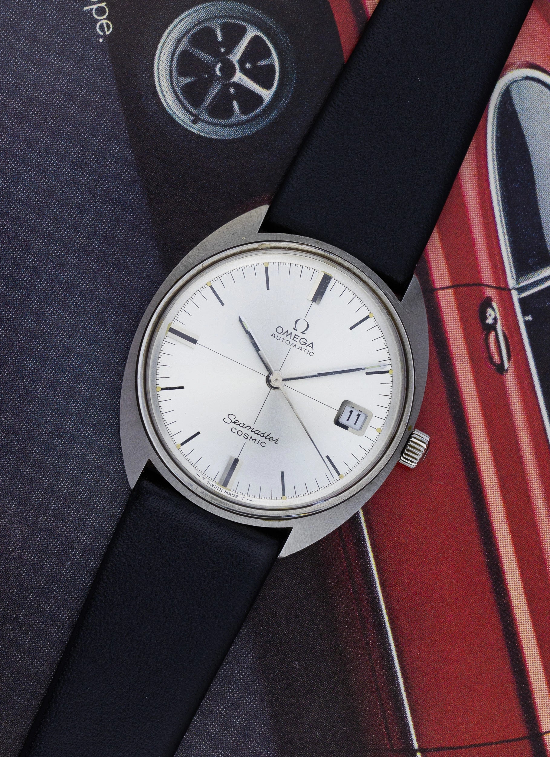 1960s Omega Seamaster Cosmic Cross-Hair Dial 166.026 cal. 552