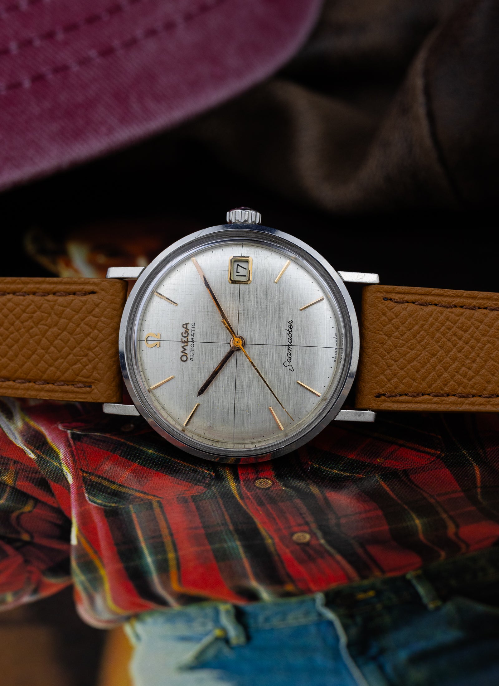 1963 Omega Seamaster Crosshair Linen Dial 14730 1 SC cal. 562 Serviced