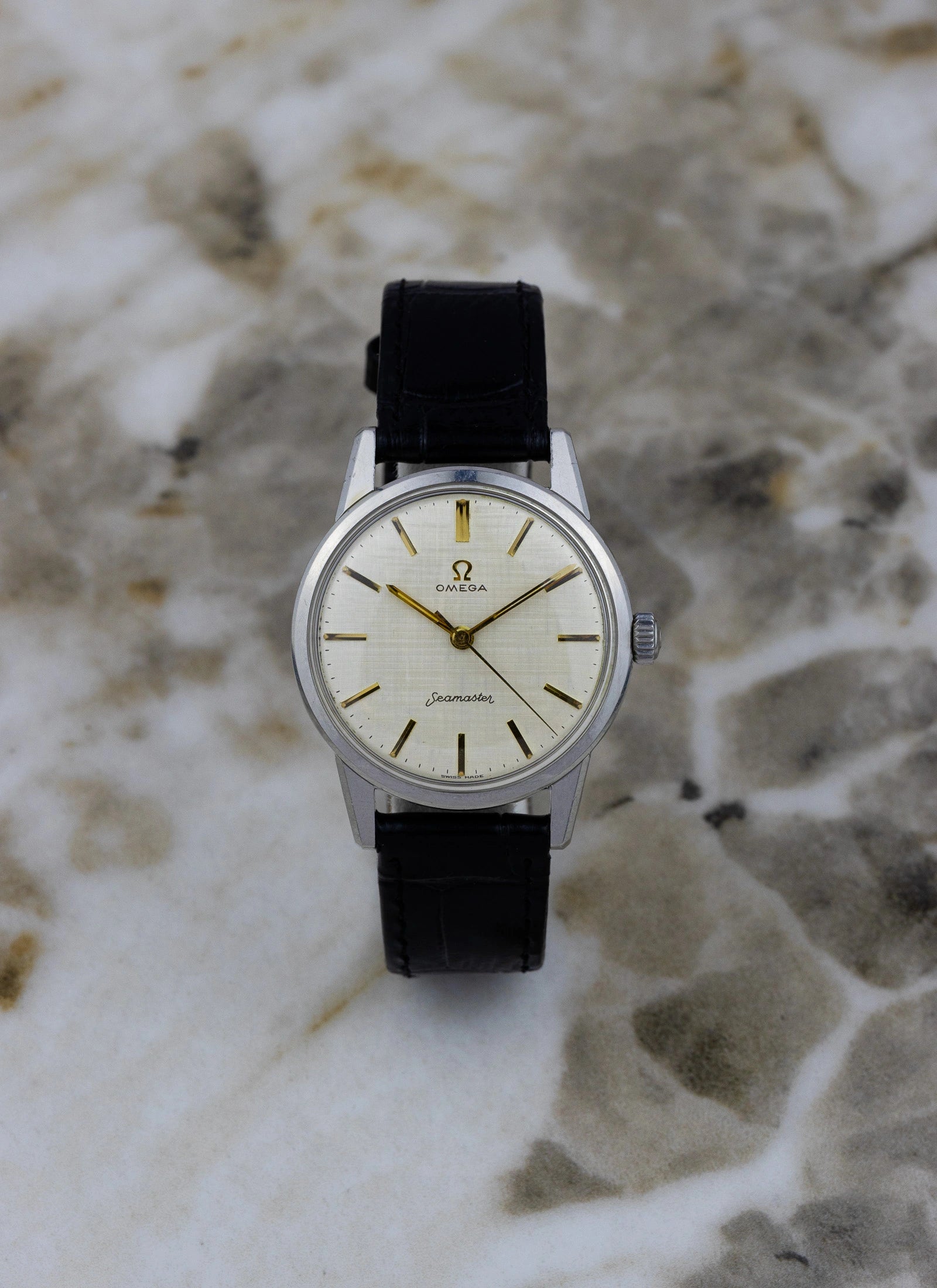 1961 Omega Seamaster Linen Dial 14390-61-SC cal. 285 Serviced