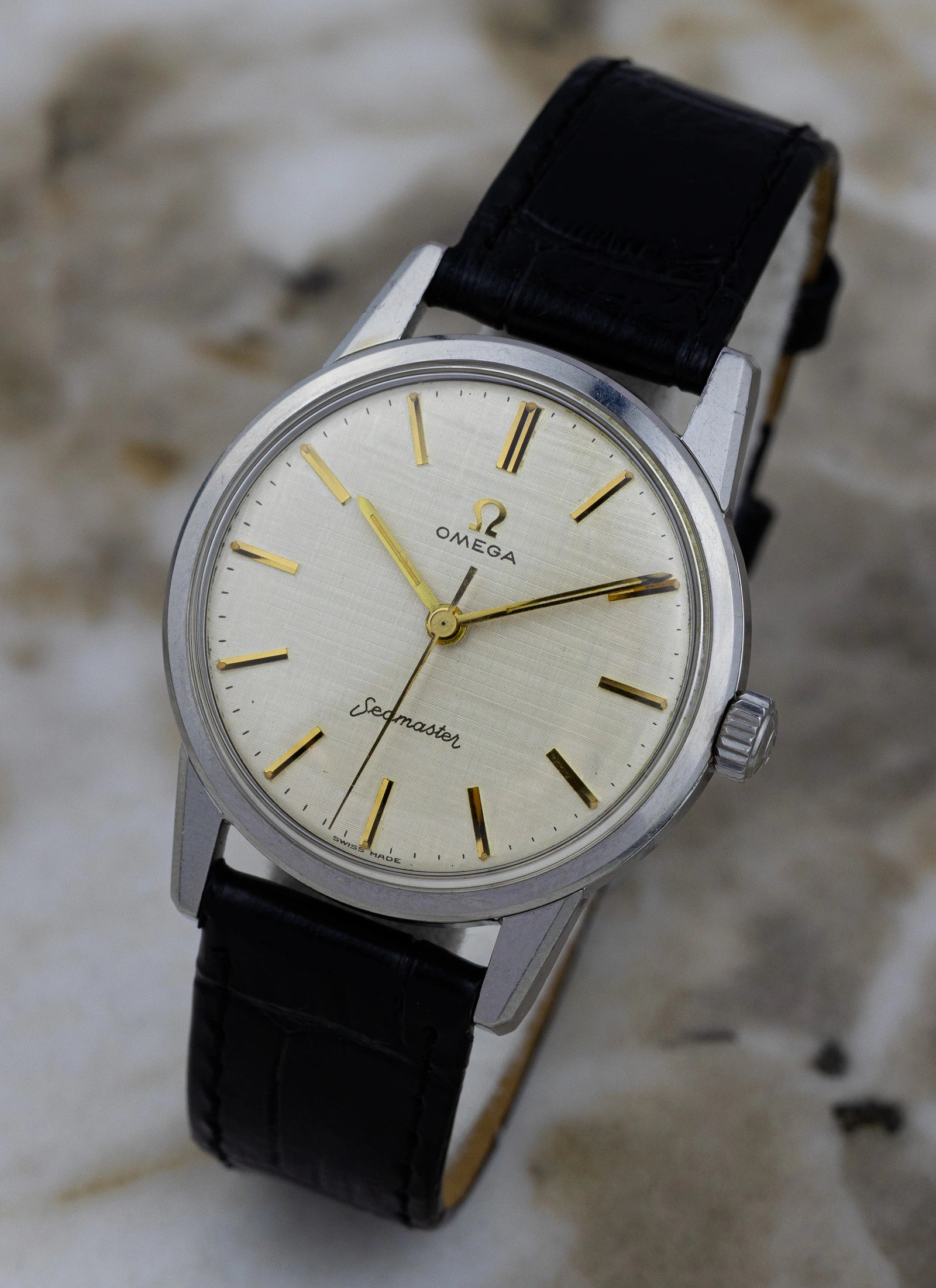 1961 Omega Seamaster Linen Dial 14390-61-SC cal. 285 Serviced