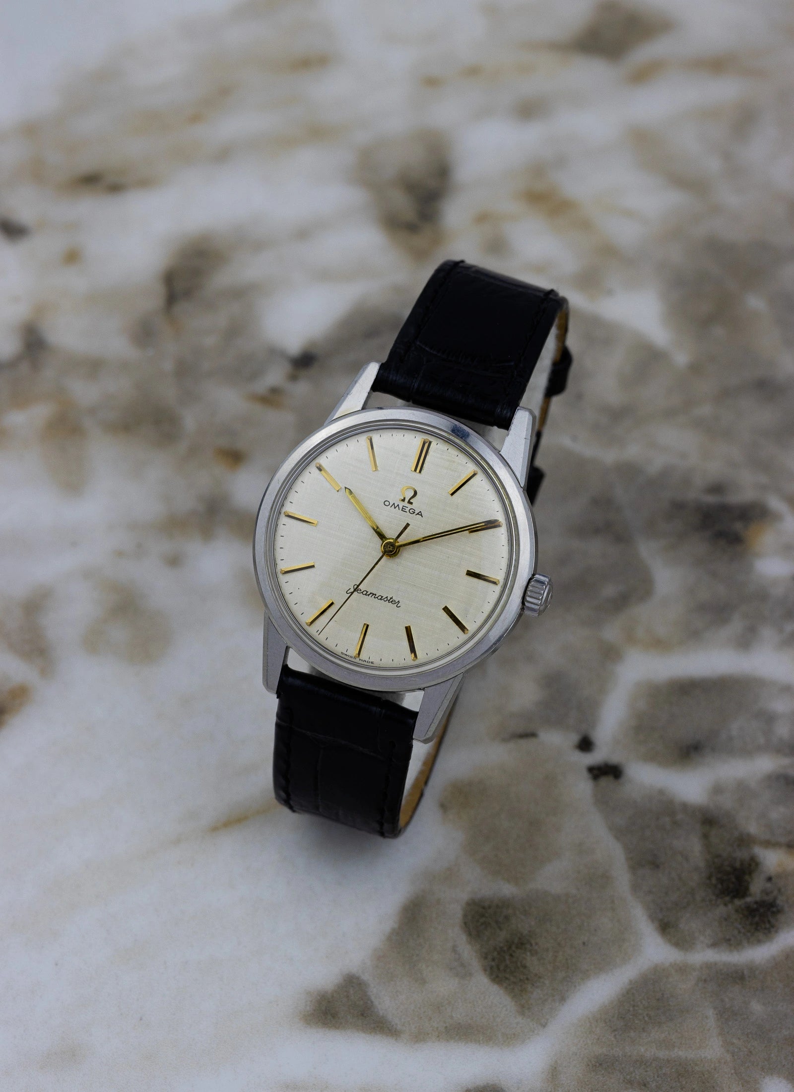 1961 Omega Seamaster Linen Dial 14390-61-SC cal. 285 Serviced