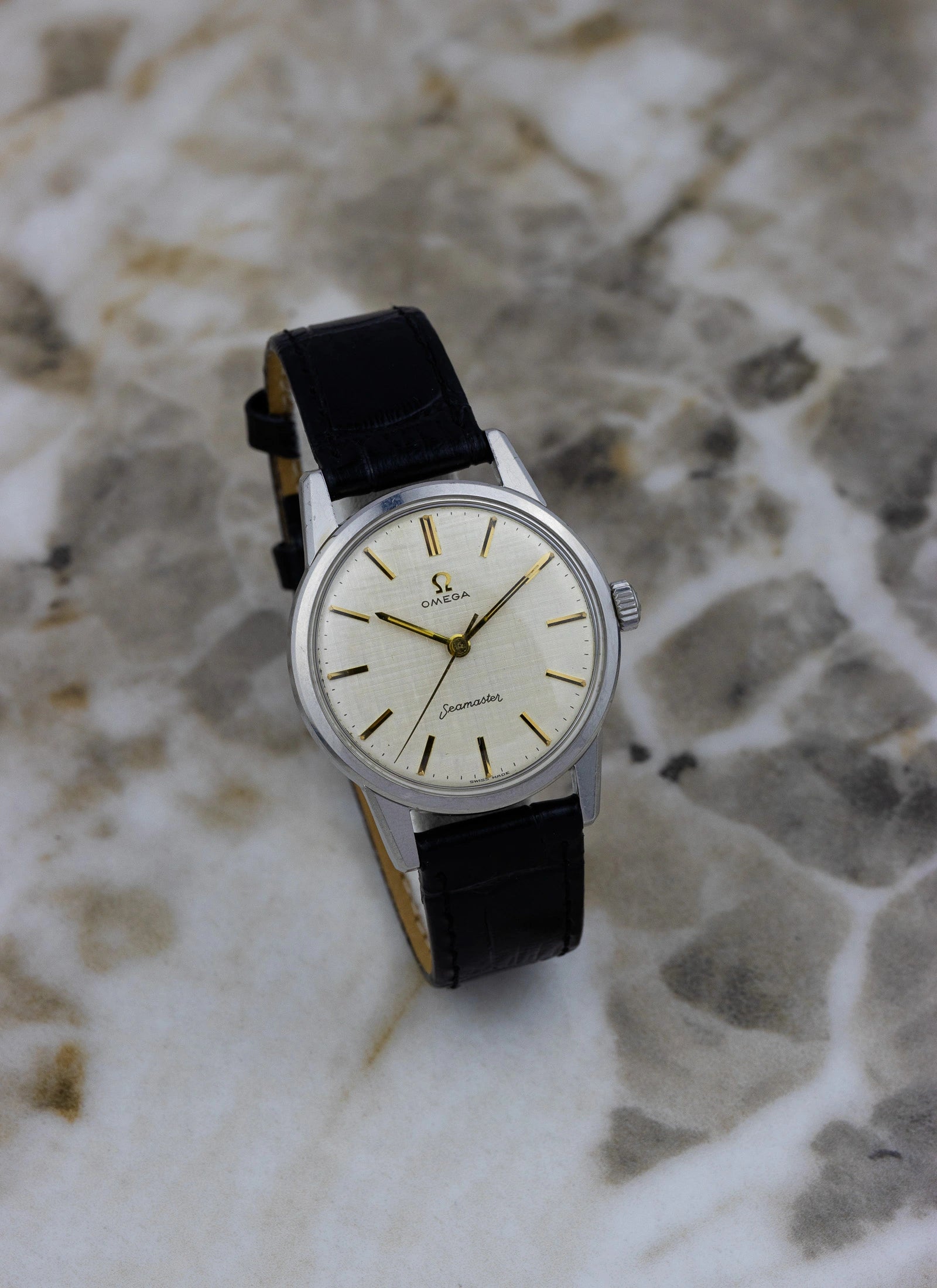 1961 Omega Seamaster Linen Dial 14390-61-SC cal. 285 Serviced
