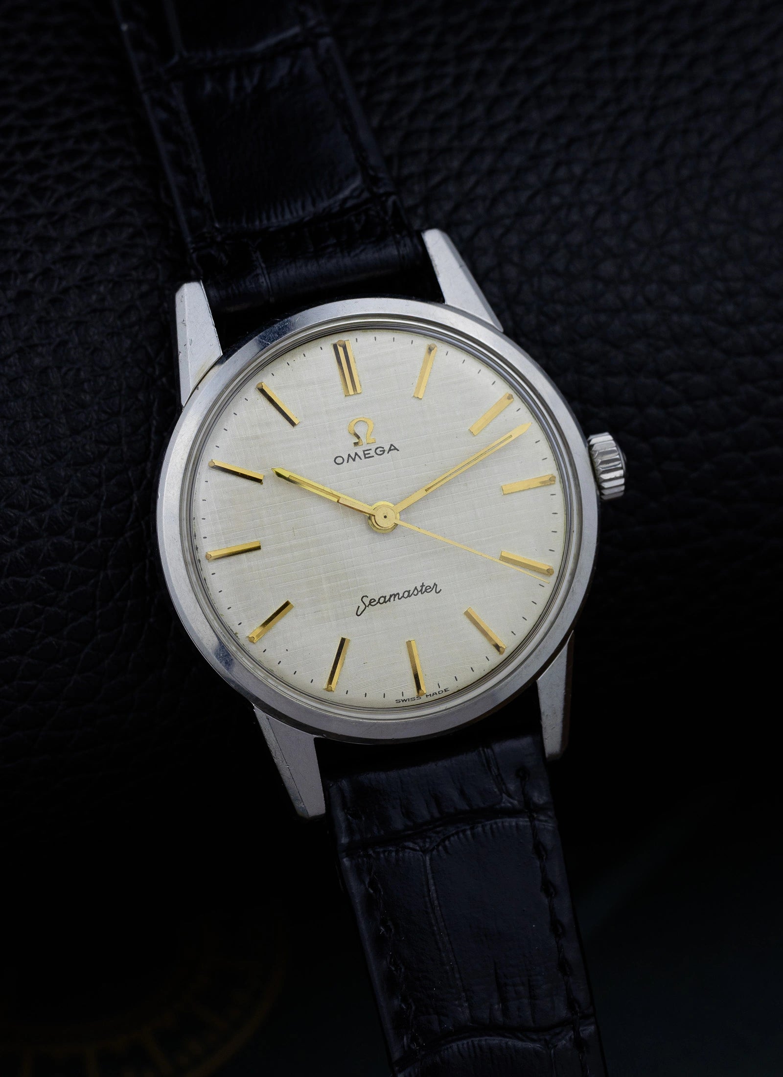 1961 Omega Seamaster Linen Dial 14390-61-SC cal. 285 Serviced
