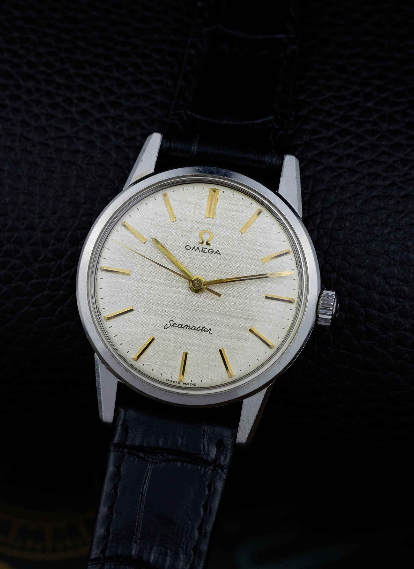 1961 Omega Seamaster Linen Dial 14390-61-SC cal. 285 Serviced