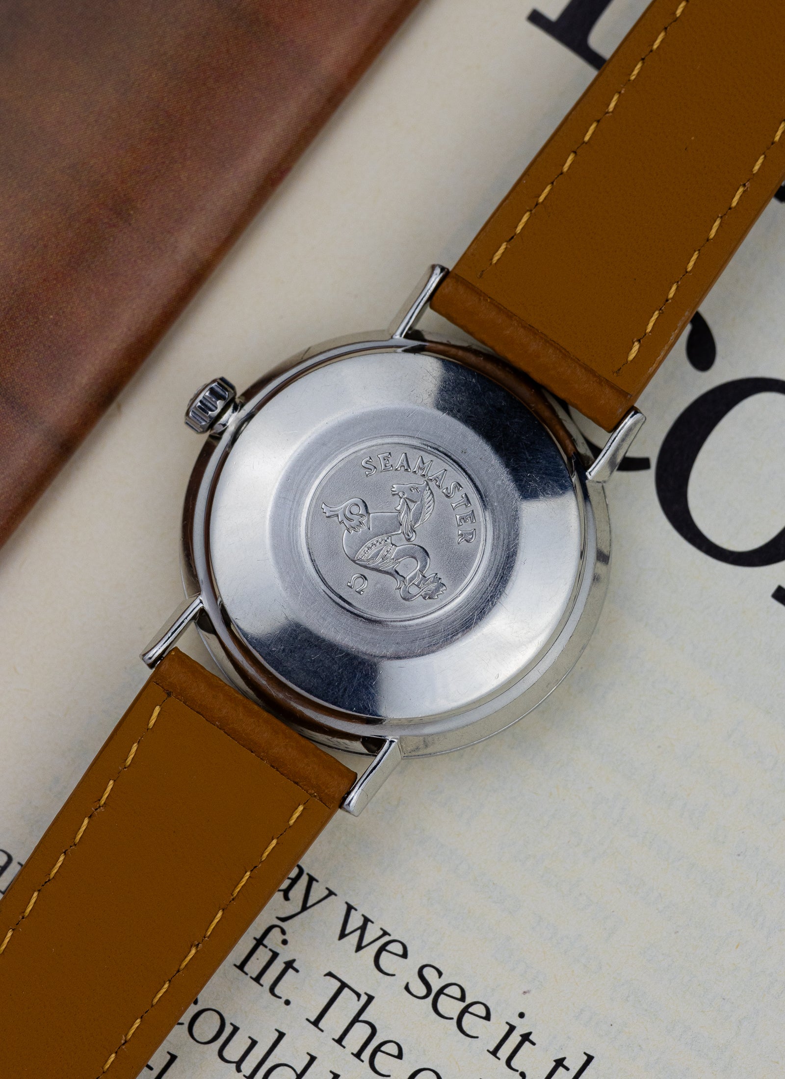 1963 Omega Seamaster Crosshair Linen Dial 14730 1 SC cal. 562 Serviced