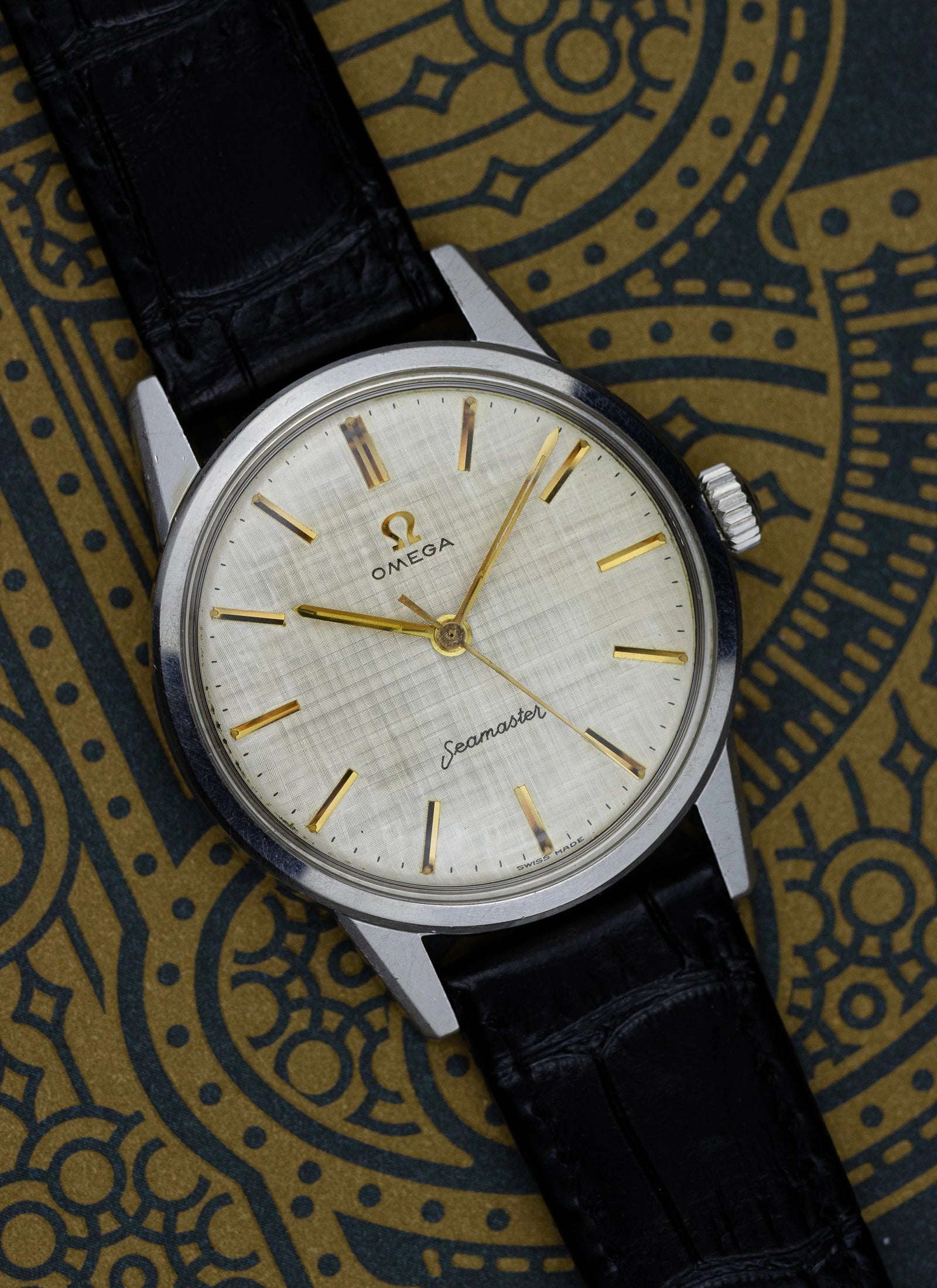 1961 Omega Seamaster Linen Dial 14390-61-SC cal. 285 Serviced