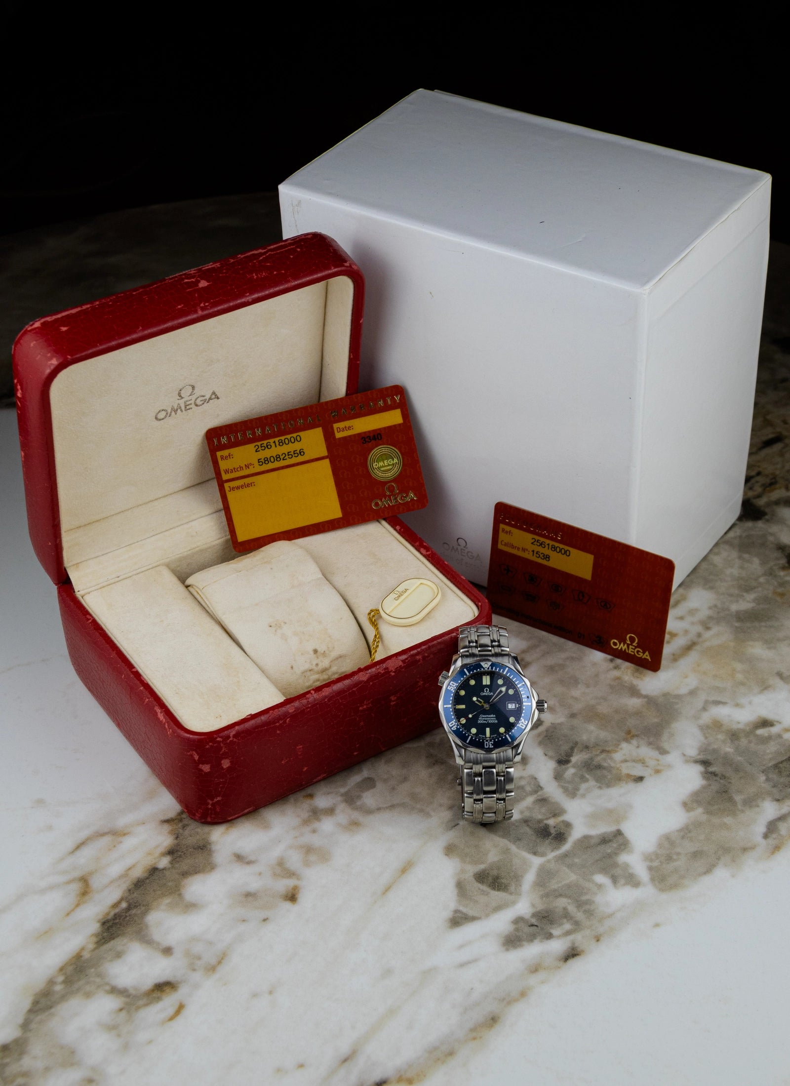 1998 Omega Seamaster 300M Ref. 2561.80.00 Bond Mid-Size