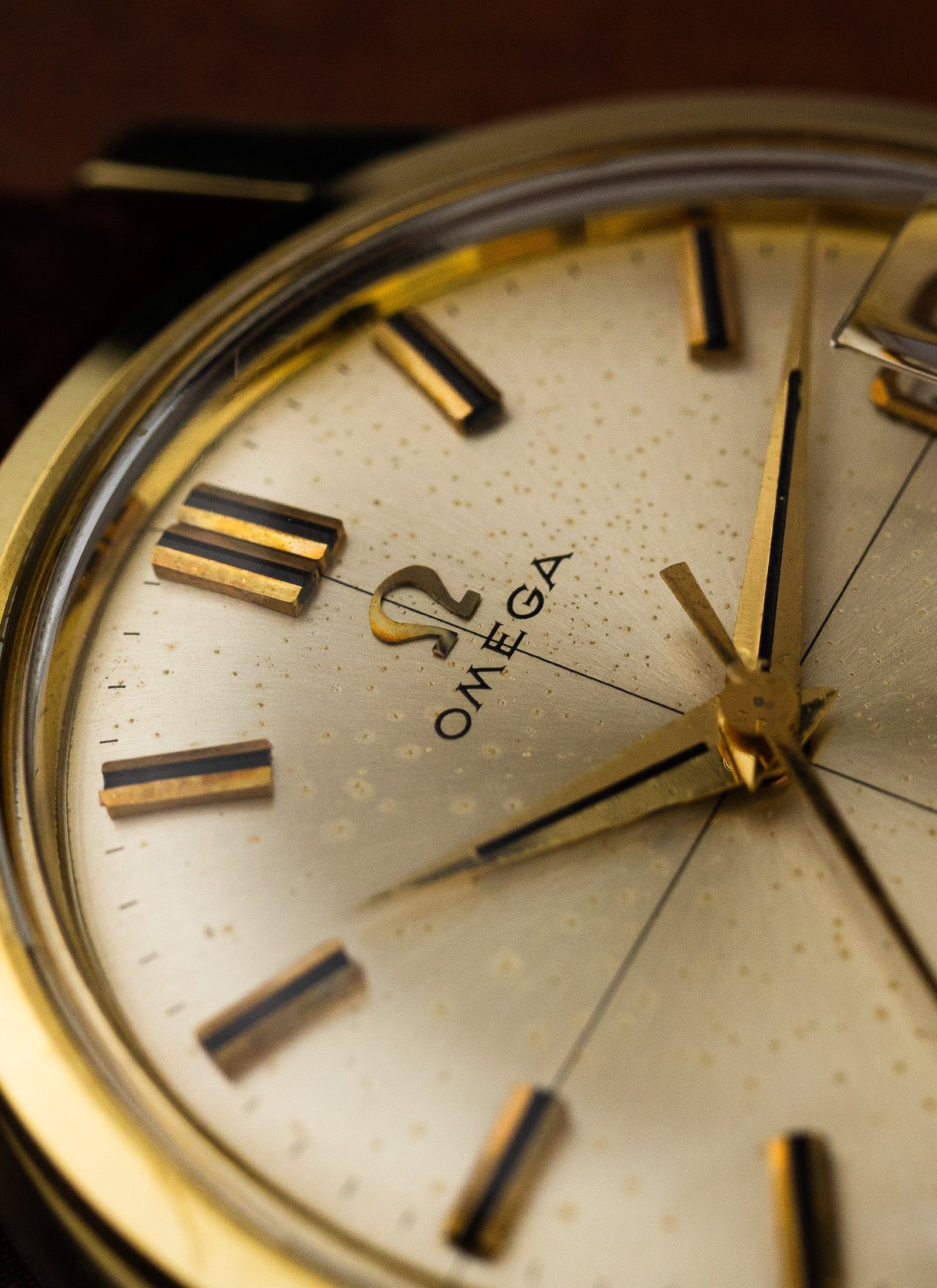 1962 Omega Seamaster Crosshair Gold Cap 14384-61 SC cal. 610 Serviced