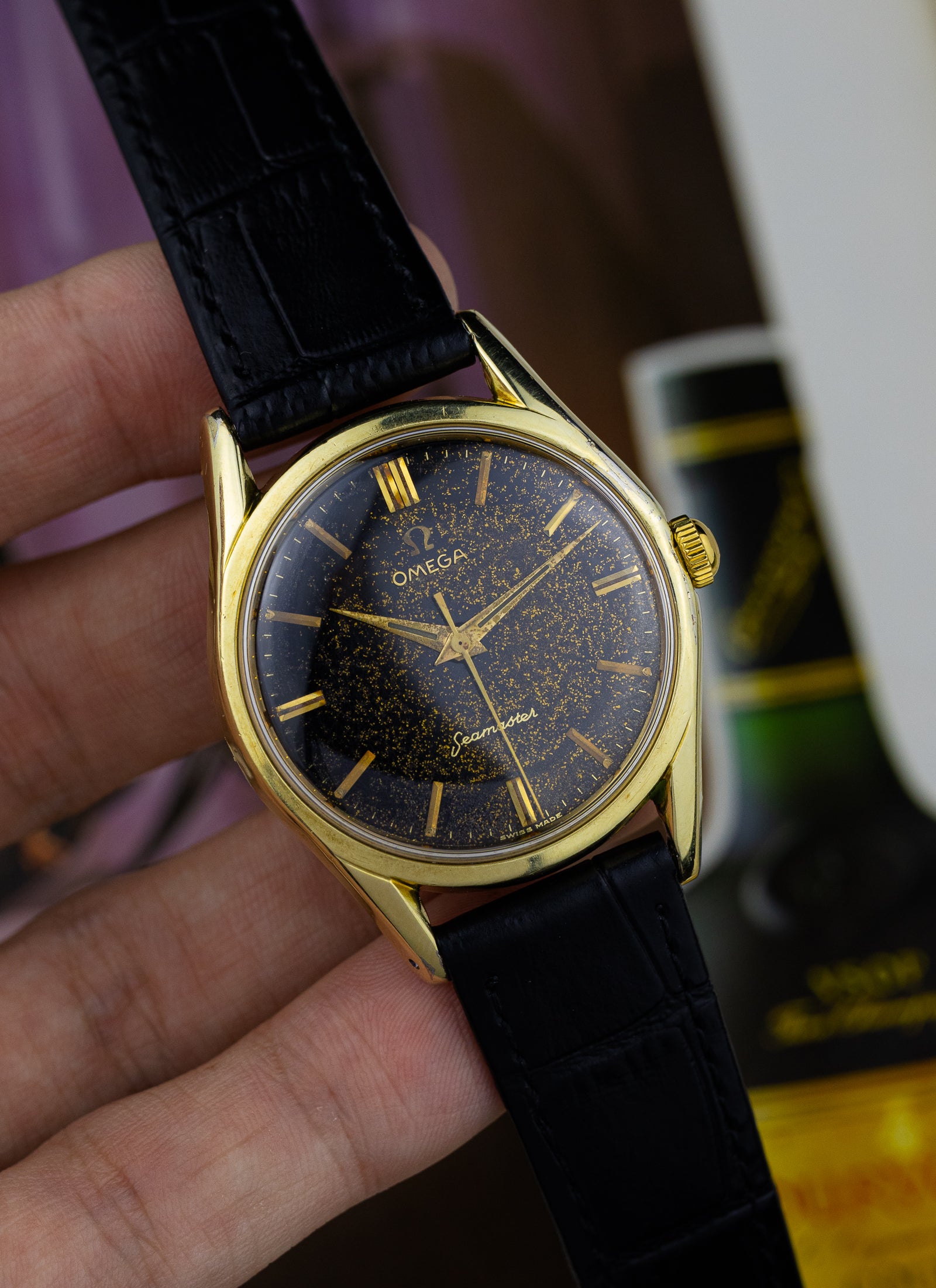 1958 Omega Seamaster Black Stardust 2936-1 SC cal. 264 Serviced