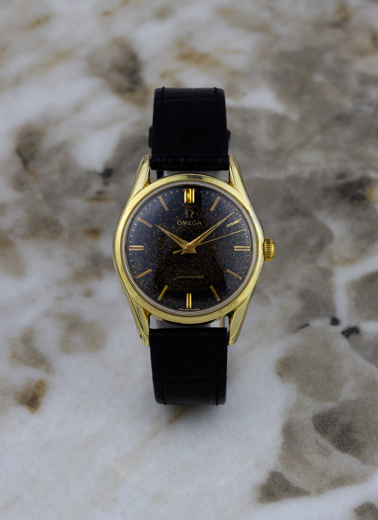 1958 Omega Seamaster Black Stardust 2936-1 SC cal. 264 Serviced