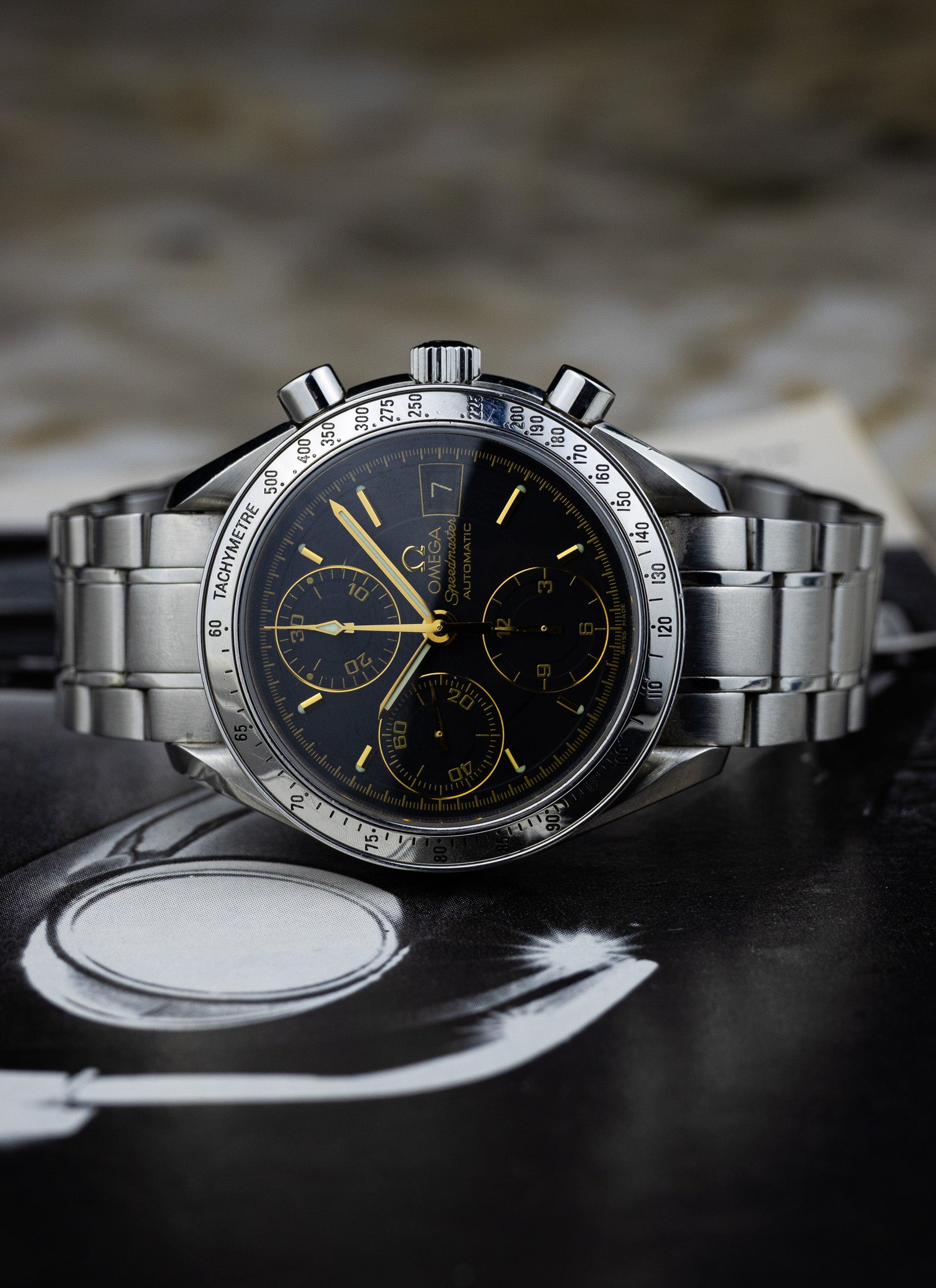 Omega Speedmaster Date 3513.54.00 Full Set