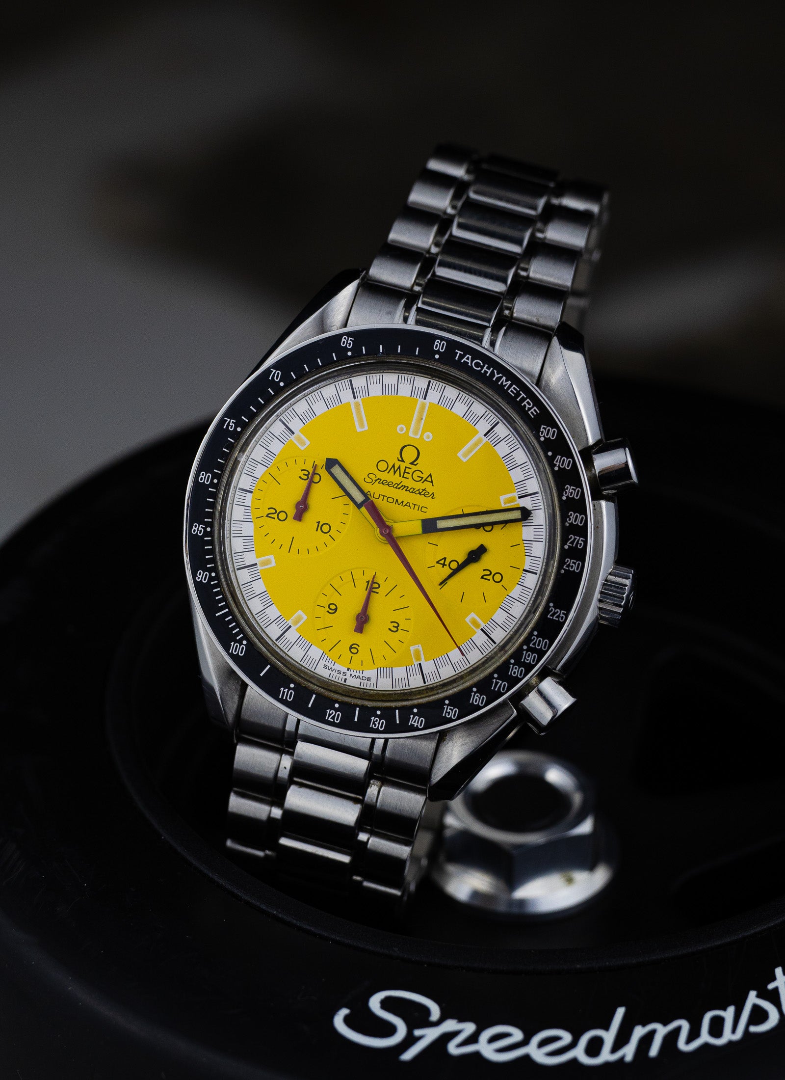 1995 Omega Speedmaster Schumacher 3510.12.00 Full Set