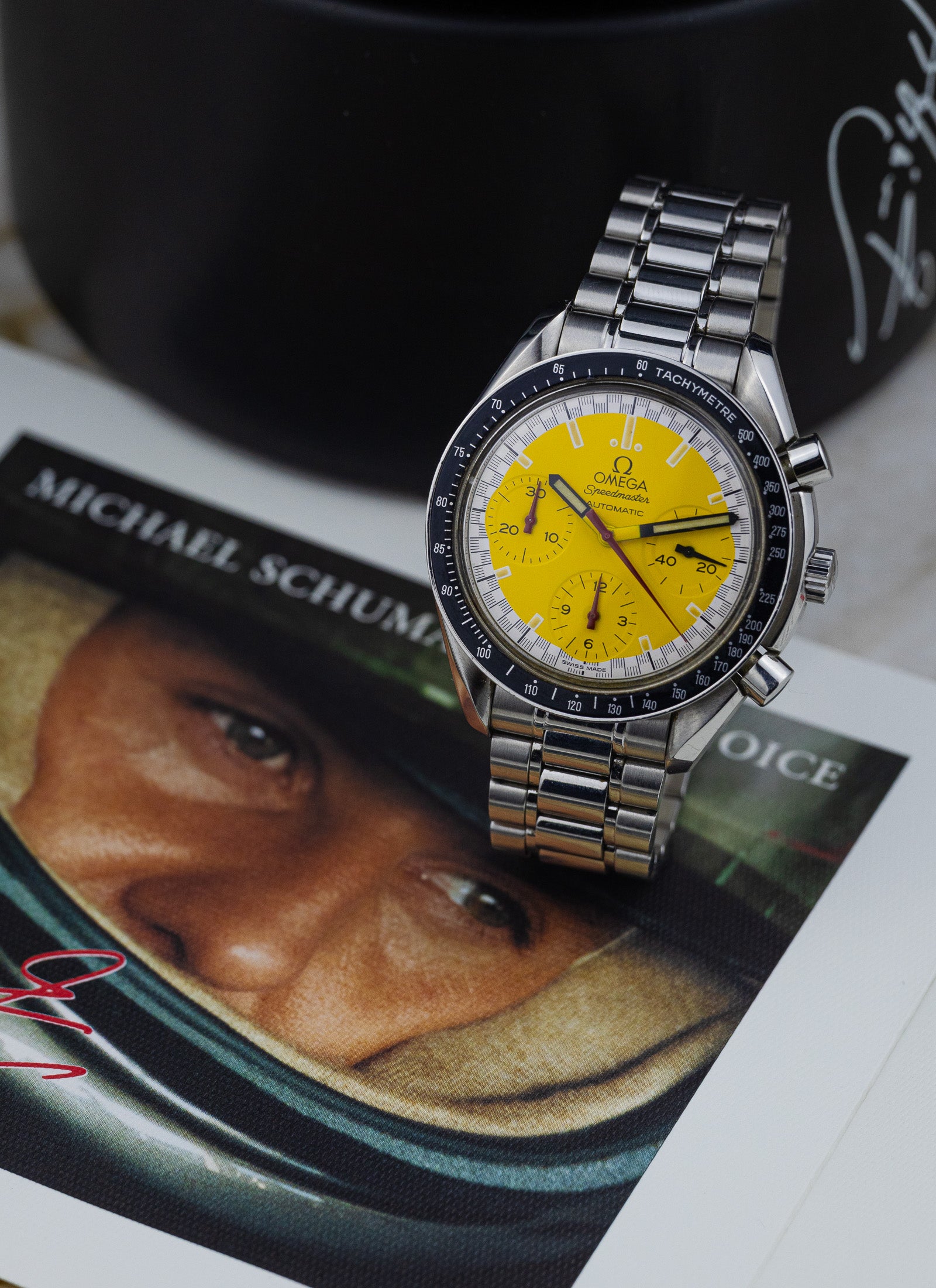 1995 Omega Speedmaster Schumacher 3510.12.00 Full Set