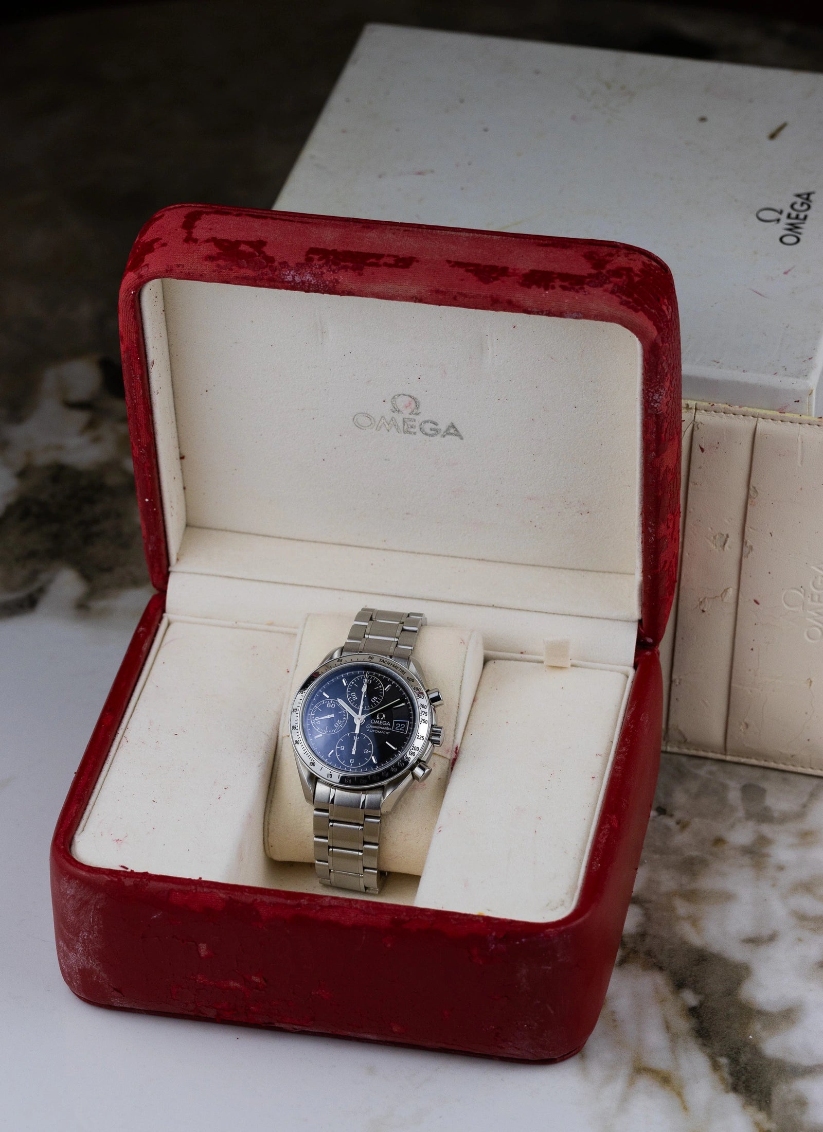 2000s Omega Speedmaster Date 3513.50 Box