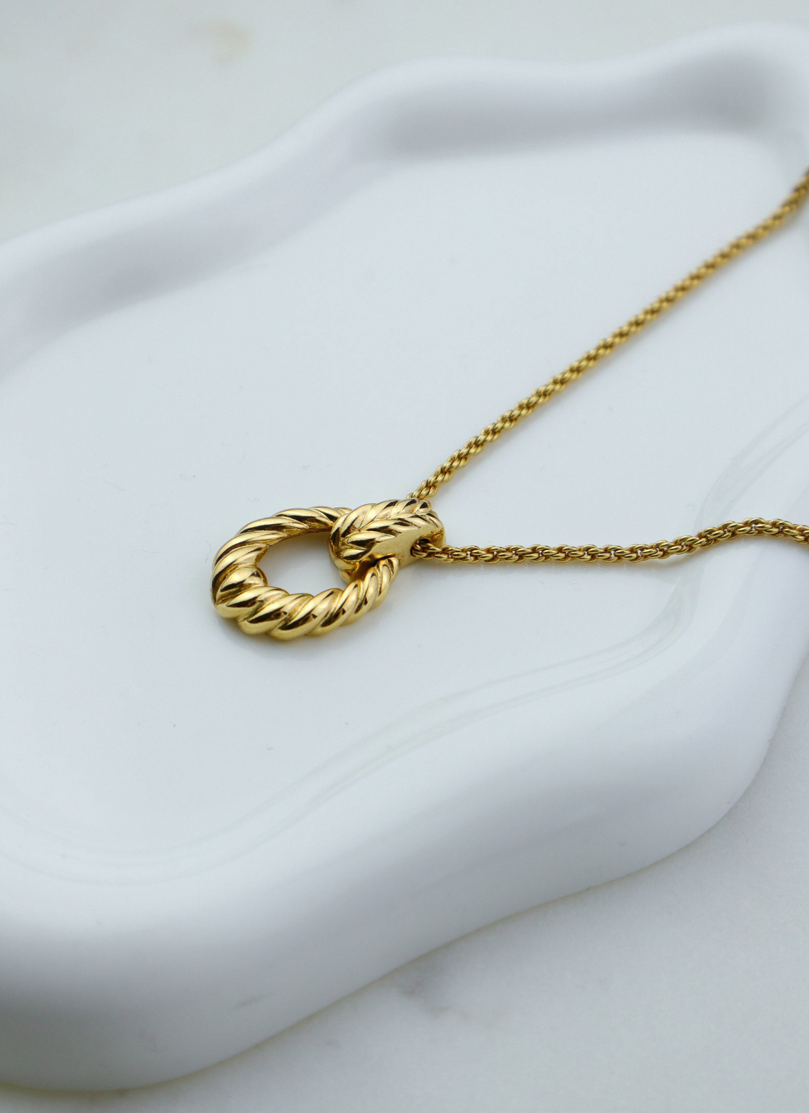 Christian Dior - vintage naszyjnik knot