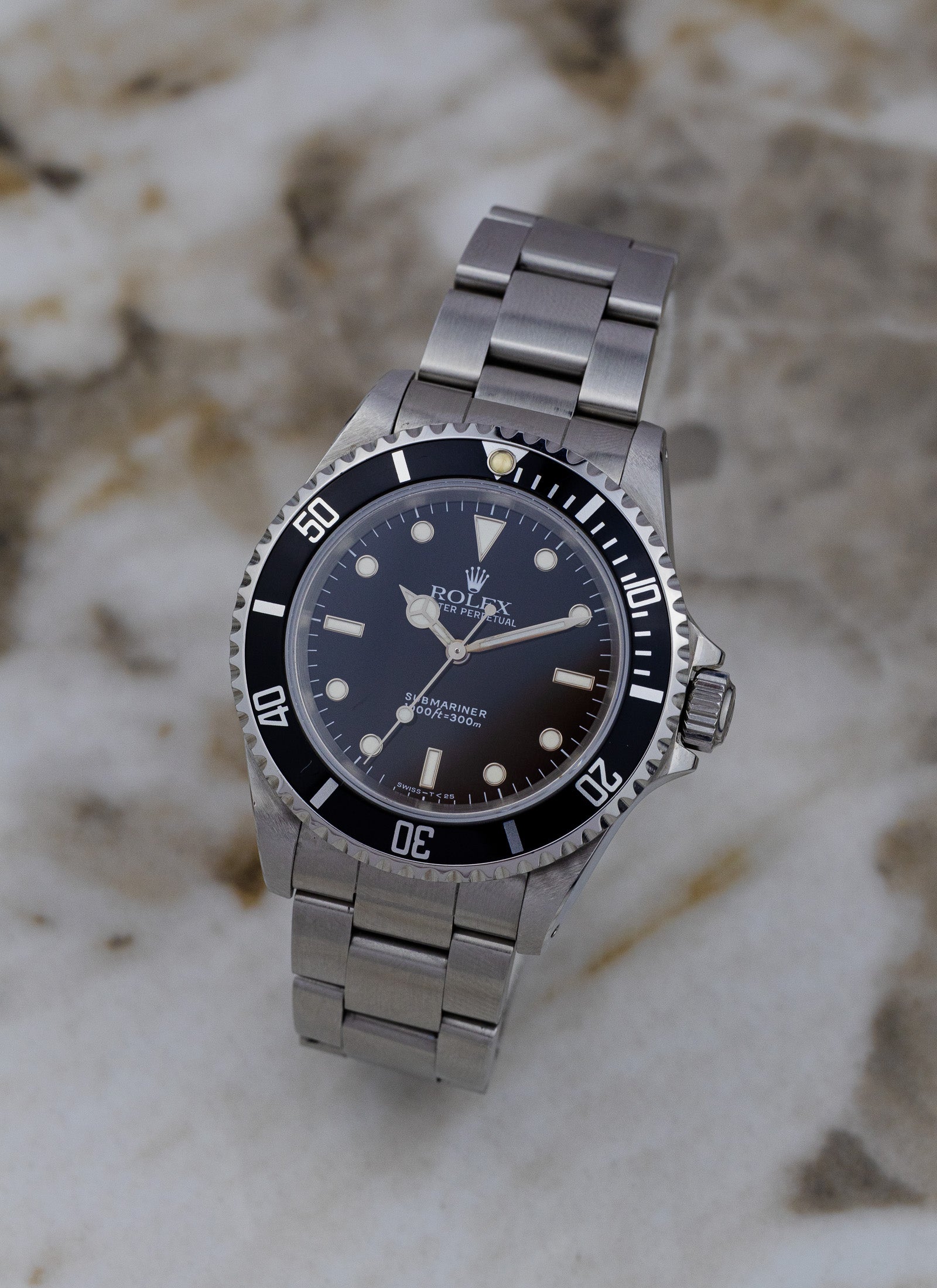 1991 Rolex Submariner No Date Black Dial 14060