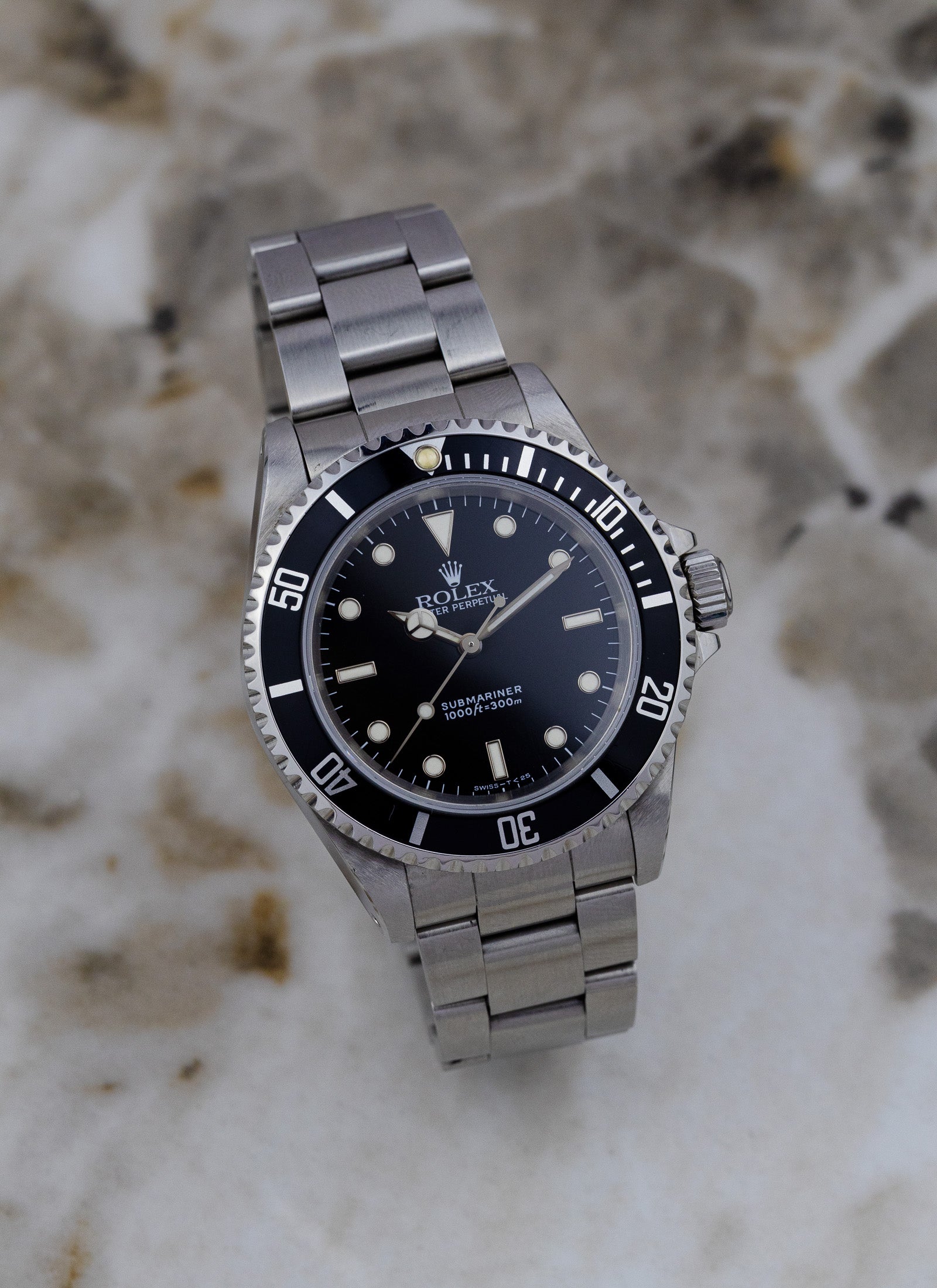 1991 Rolex Submariner No Date Black Dial 14060