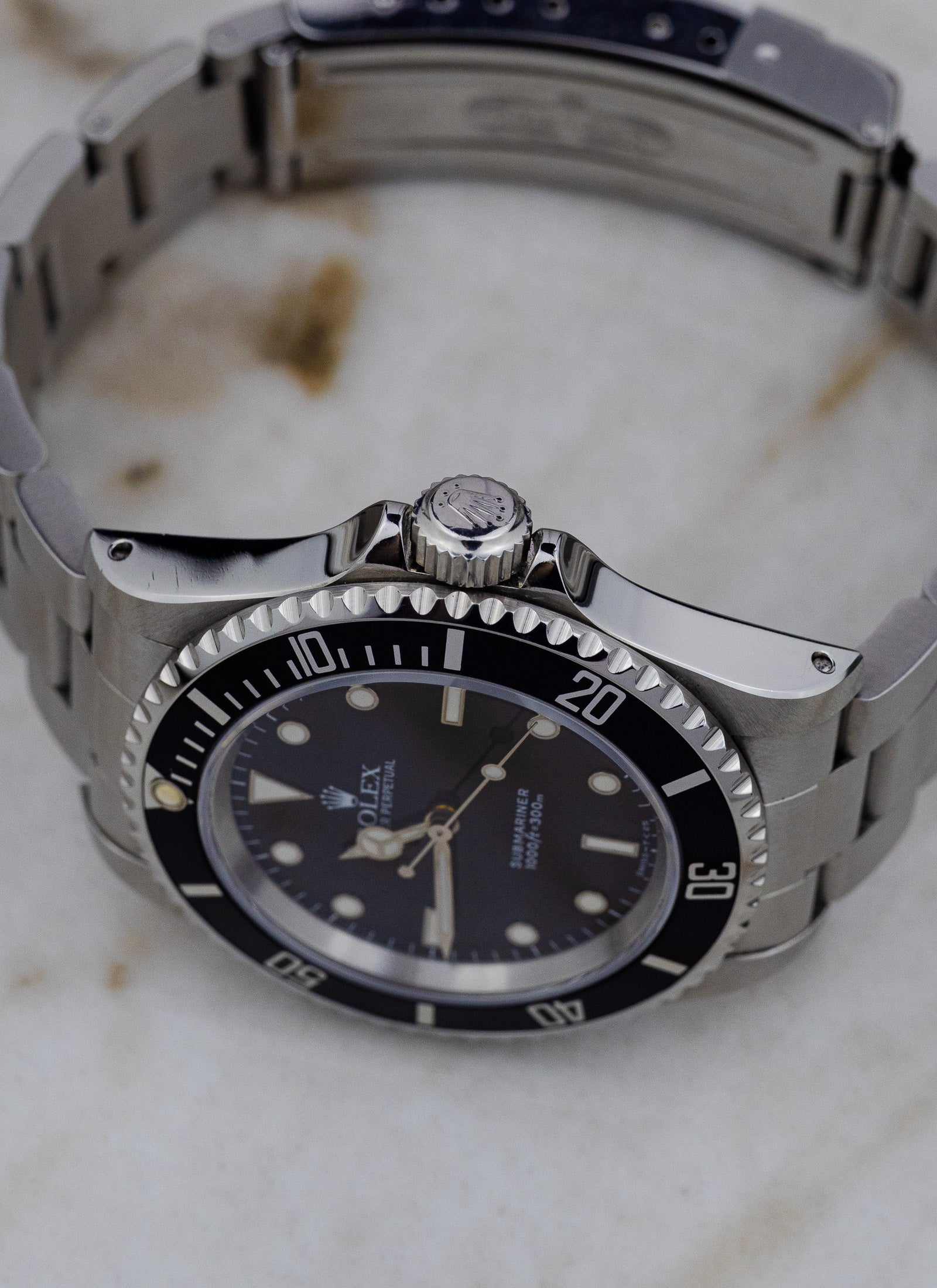 1991 Rolex Submariner No Date Black Dial 14060