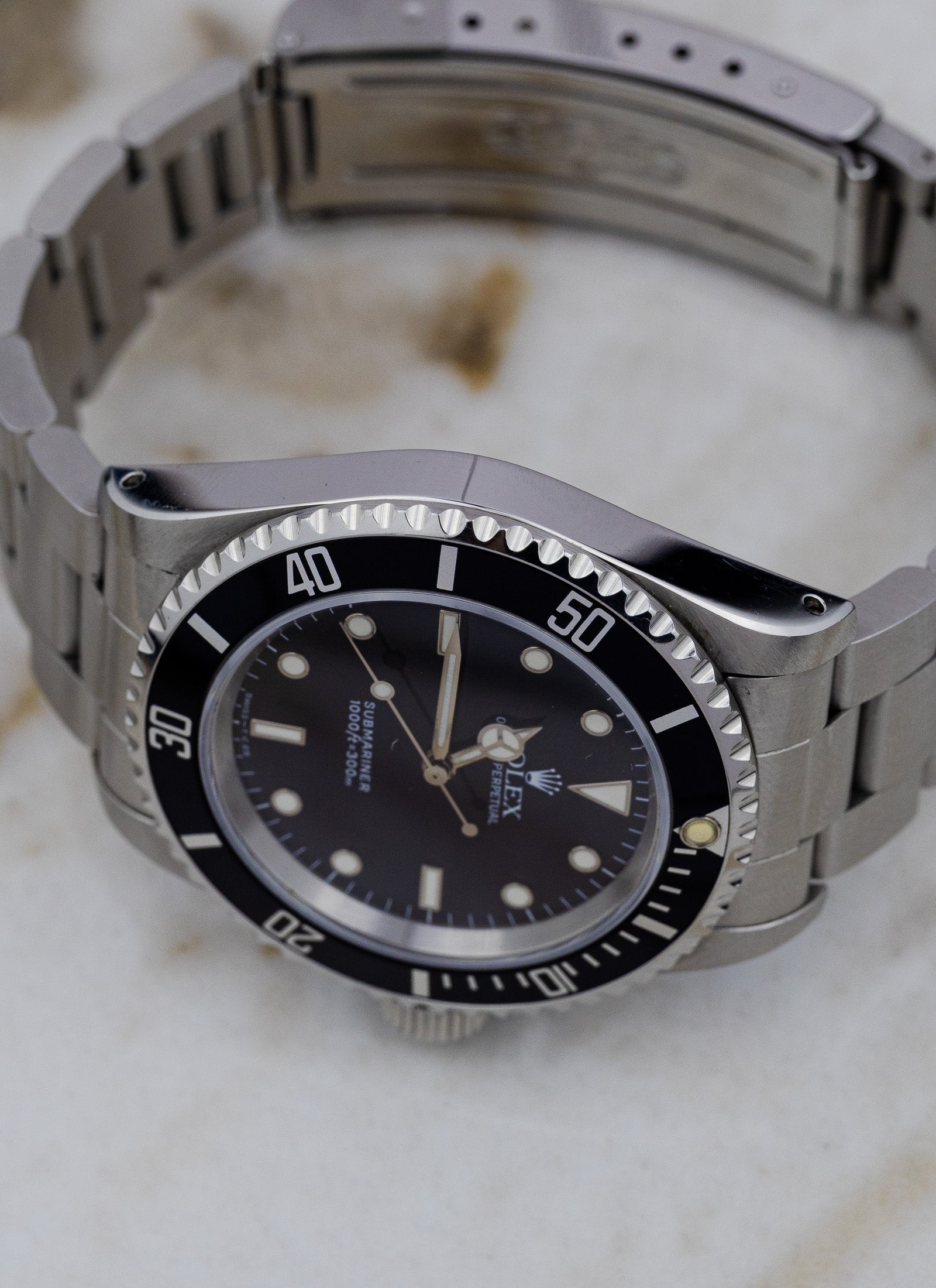 1991 Rolex Submariner No Date Black Dial 14060