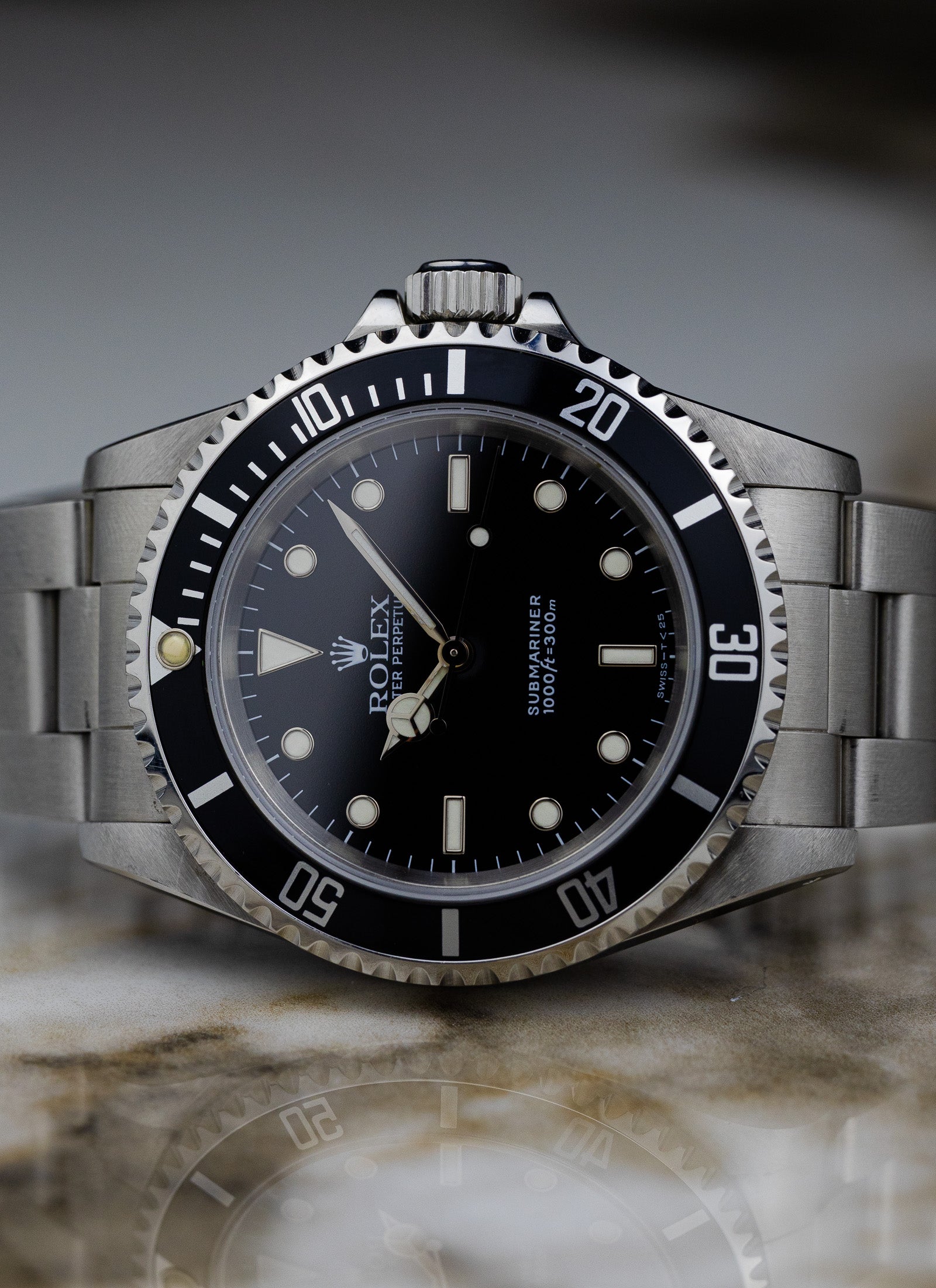 1991 Rolex Submariner No Date Black Dial 14060