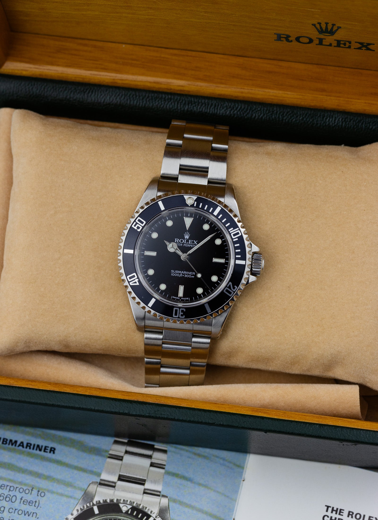 2005/2006 Rolex Submariner No Date 14060M Box