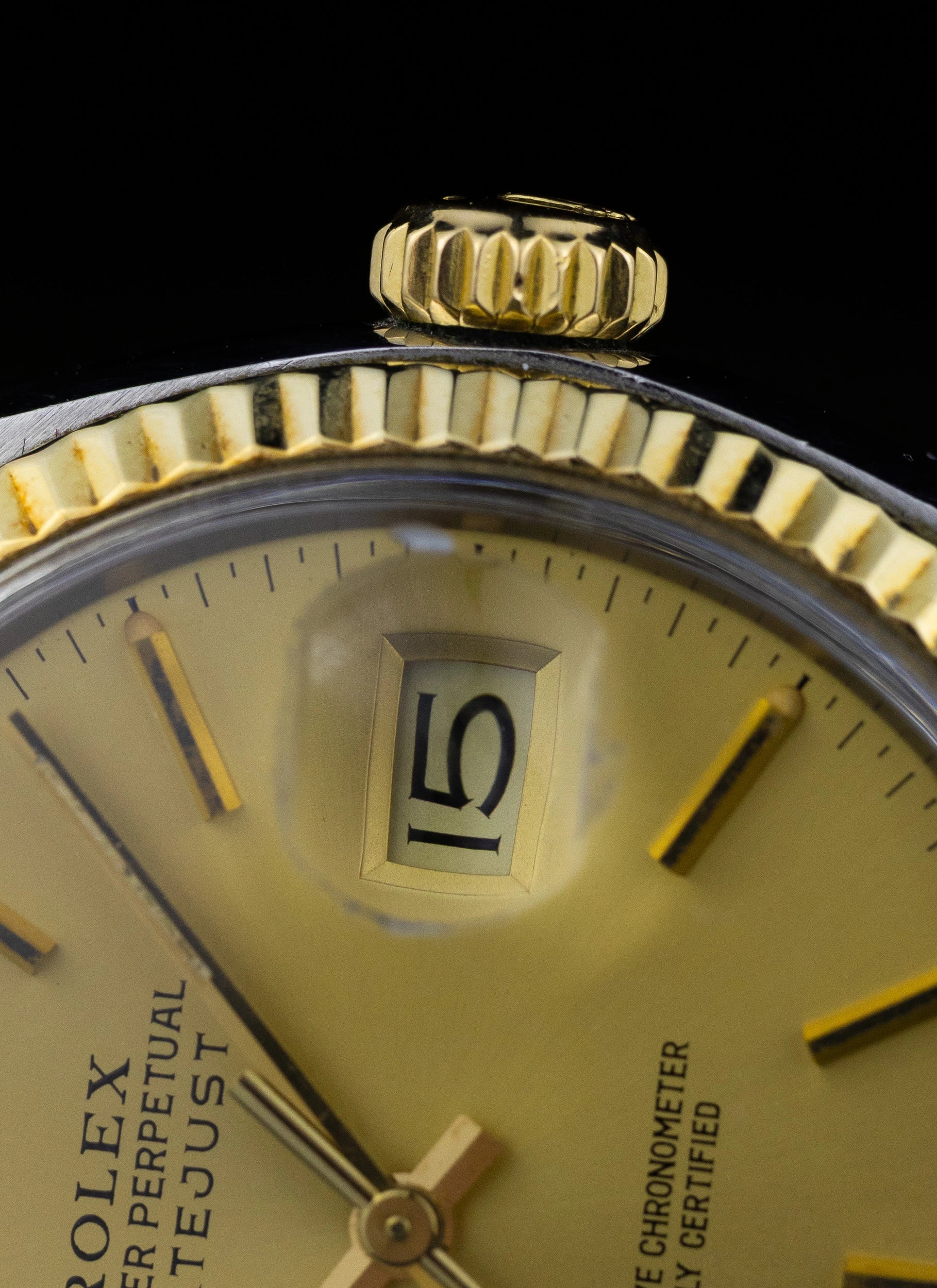 1977 Rolex Datejust Champagne 16013 Box