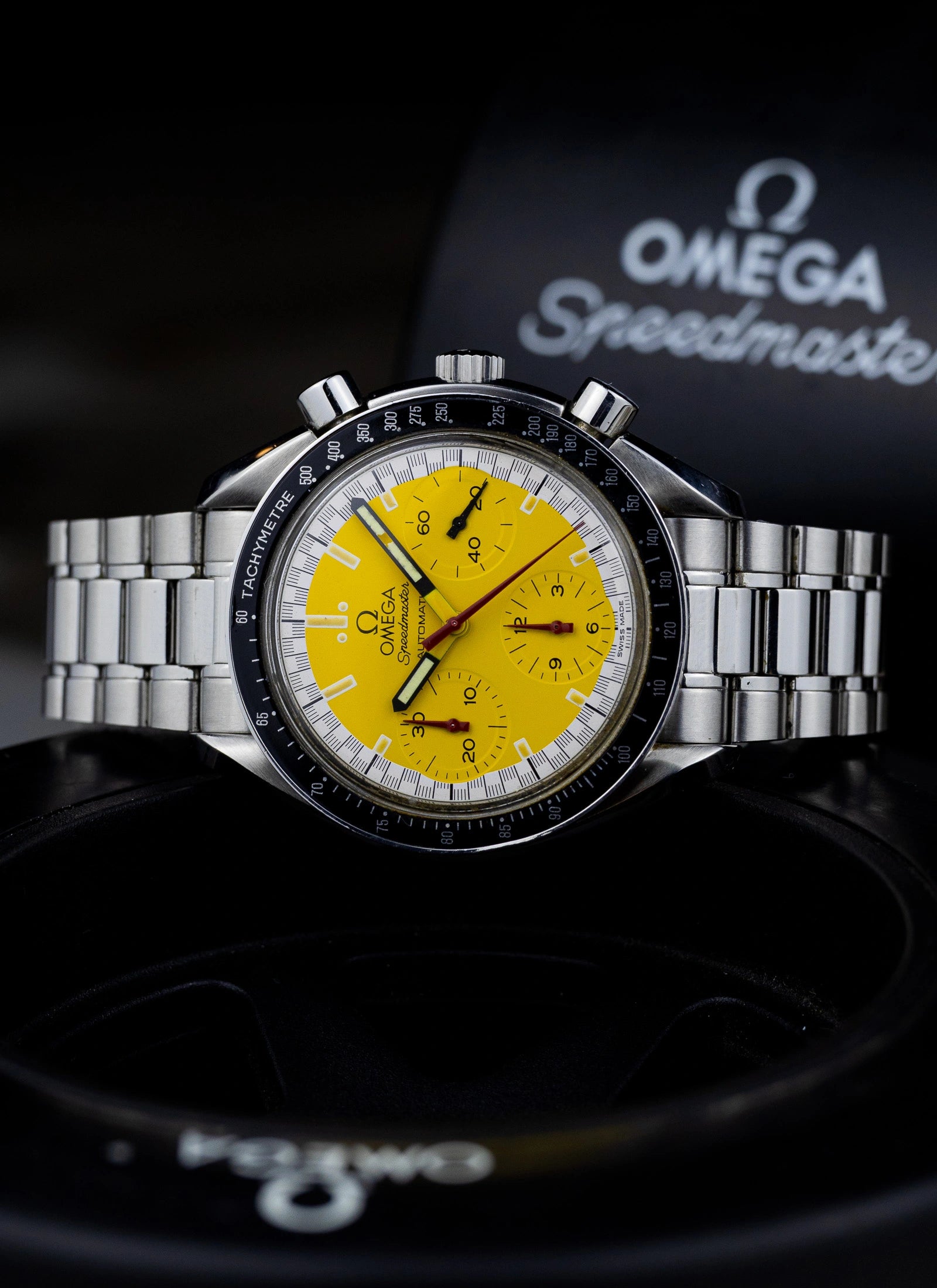 1995 Omega Speedmaster Schumacher 3510.12.00 Full Set