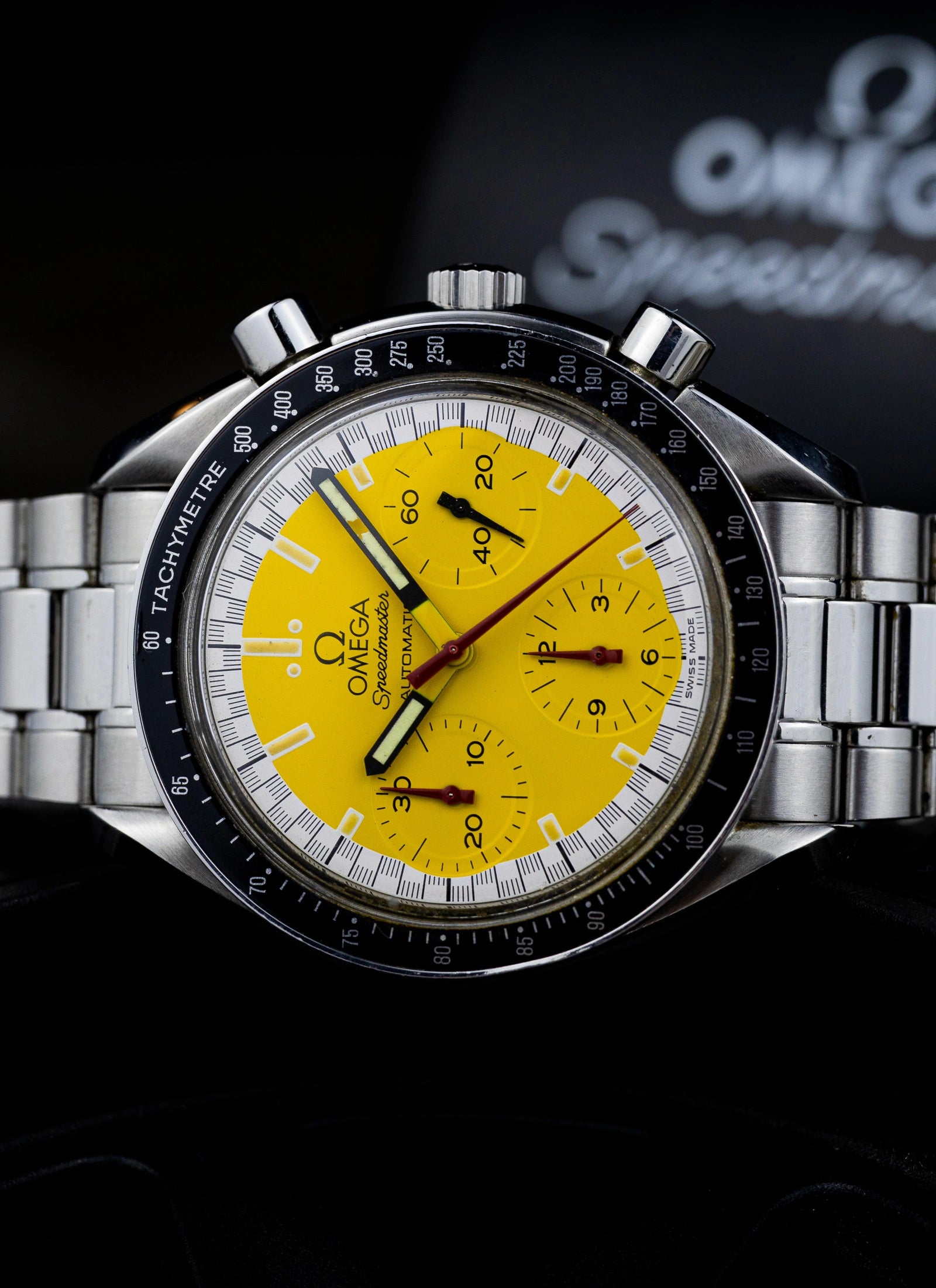 1995 Omega Speedmaster Schumacher 3510.12.00 Full Set
