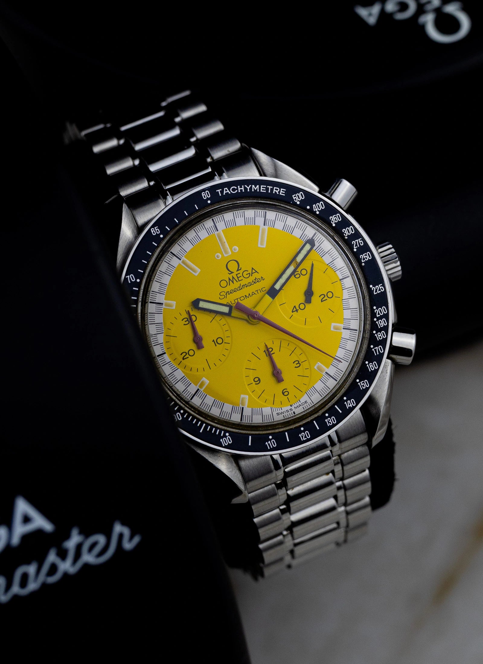1995 Omega Speedmaster Schumacher 3510.12.00 Full Set