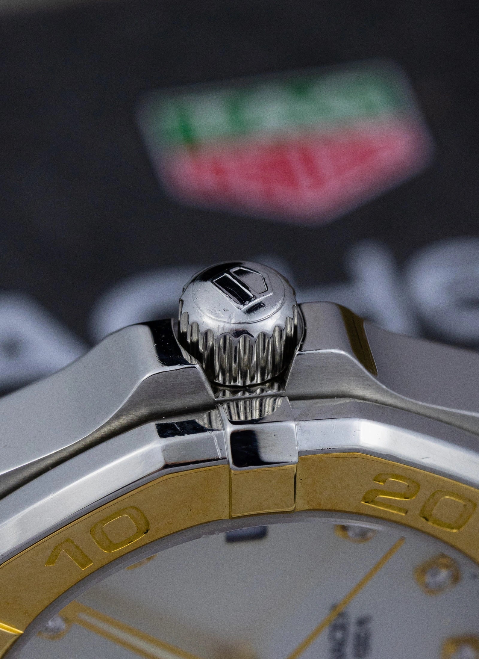 2000s Lady Tag Heuer Aquaracer MOP Diamonds Dial WAY1351 Travel Box