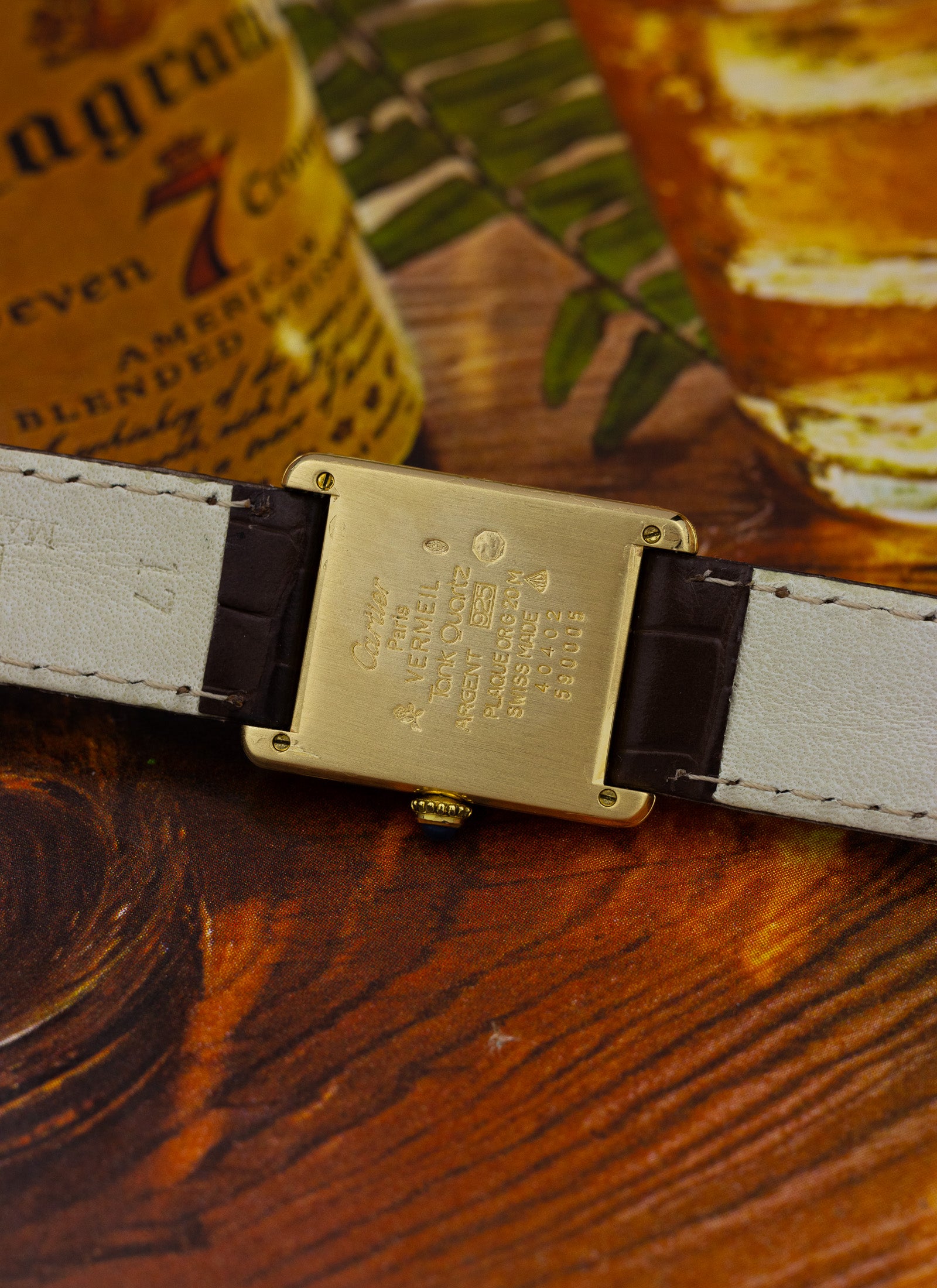 1990s Cartier Tank Must Black Dial 590005