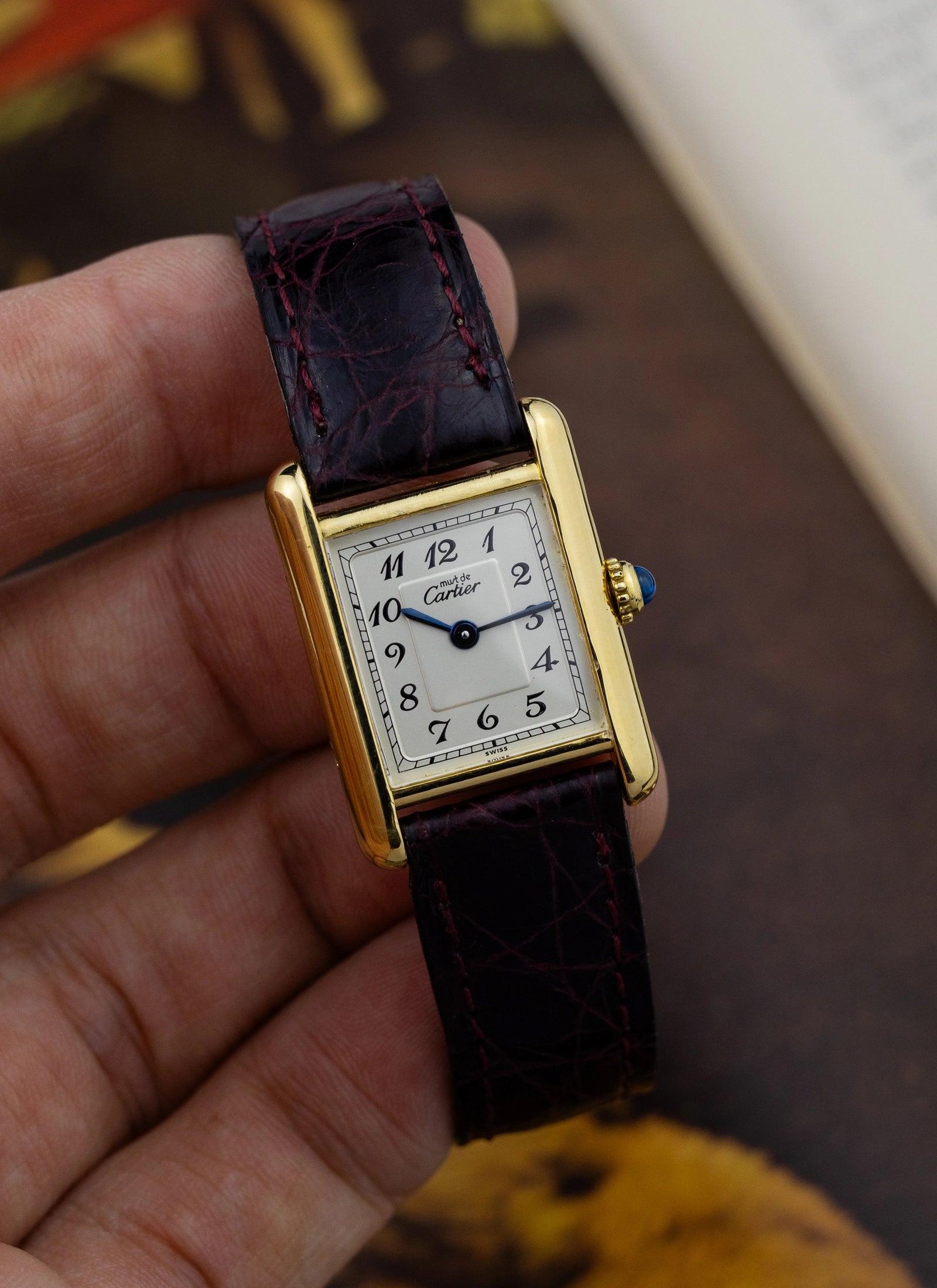 1990s Lady Cartier Must Tank Arabic Dial 5057001