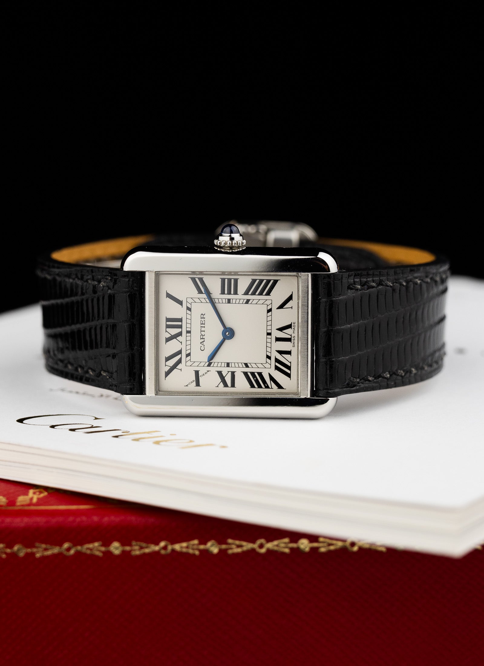 2010s Cartier Tank Solo W5200005 Full Set