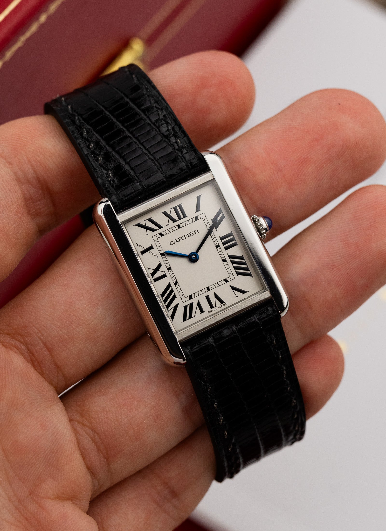 2010s Cartier Tank Solo W5200005 Full Set