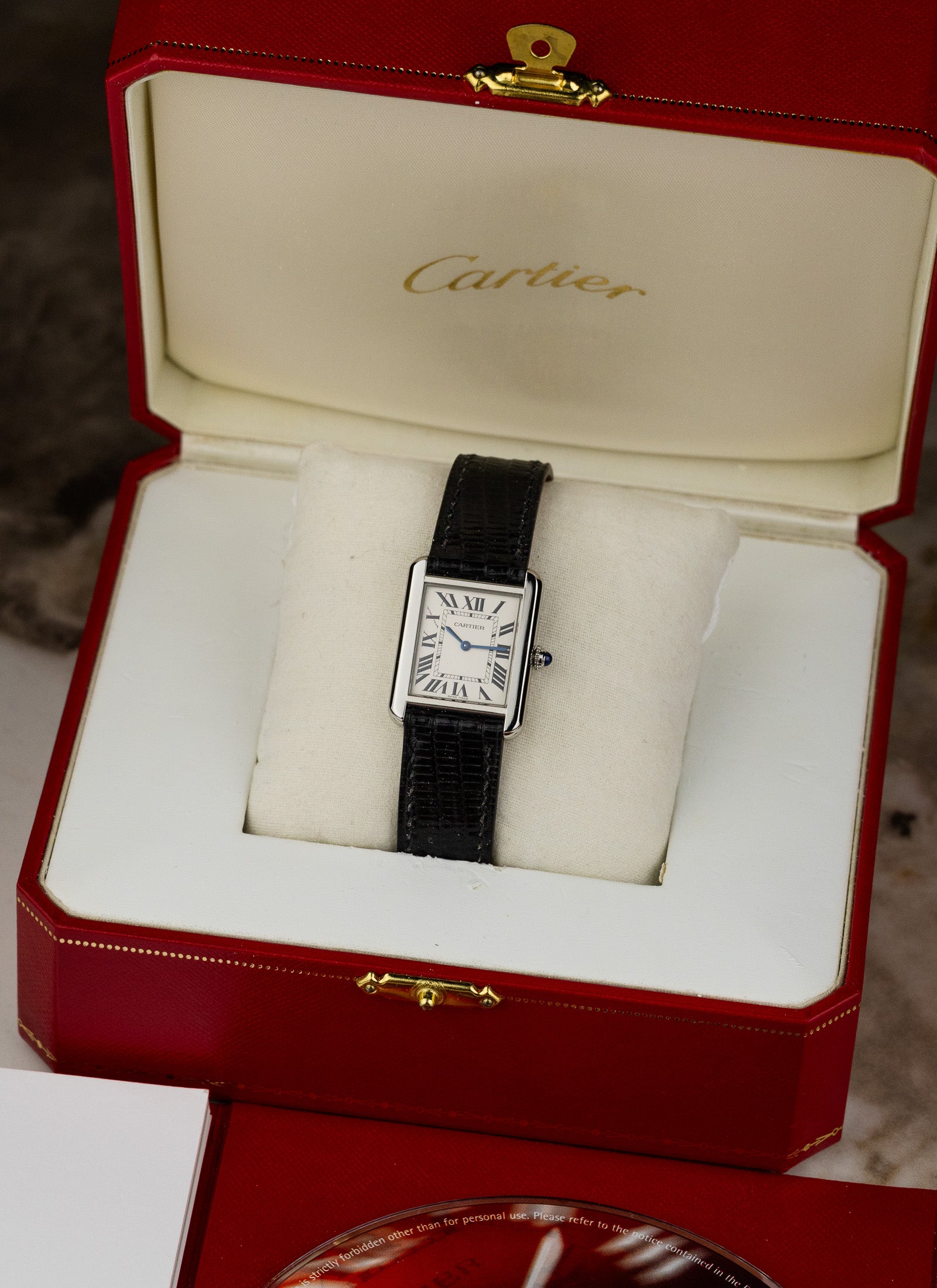 2010s Cartier Tank Solo W5200005 Full Set