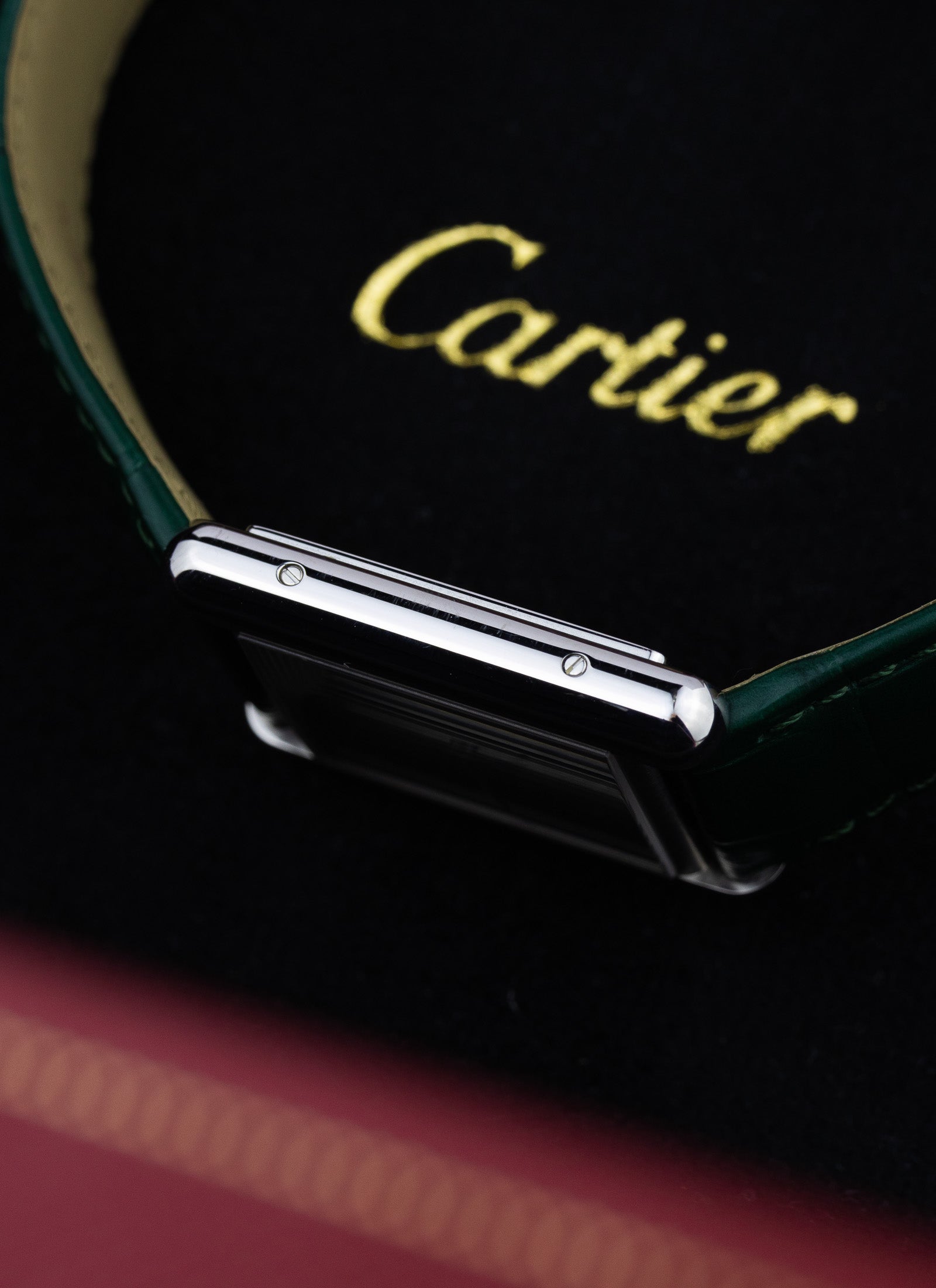 2025 Cartier Tank Green Dial WSTA0056 Full Set