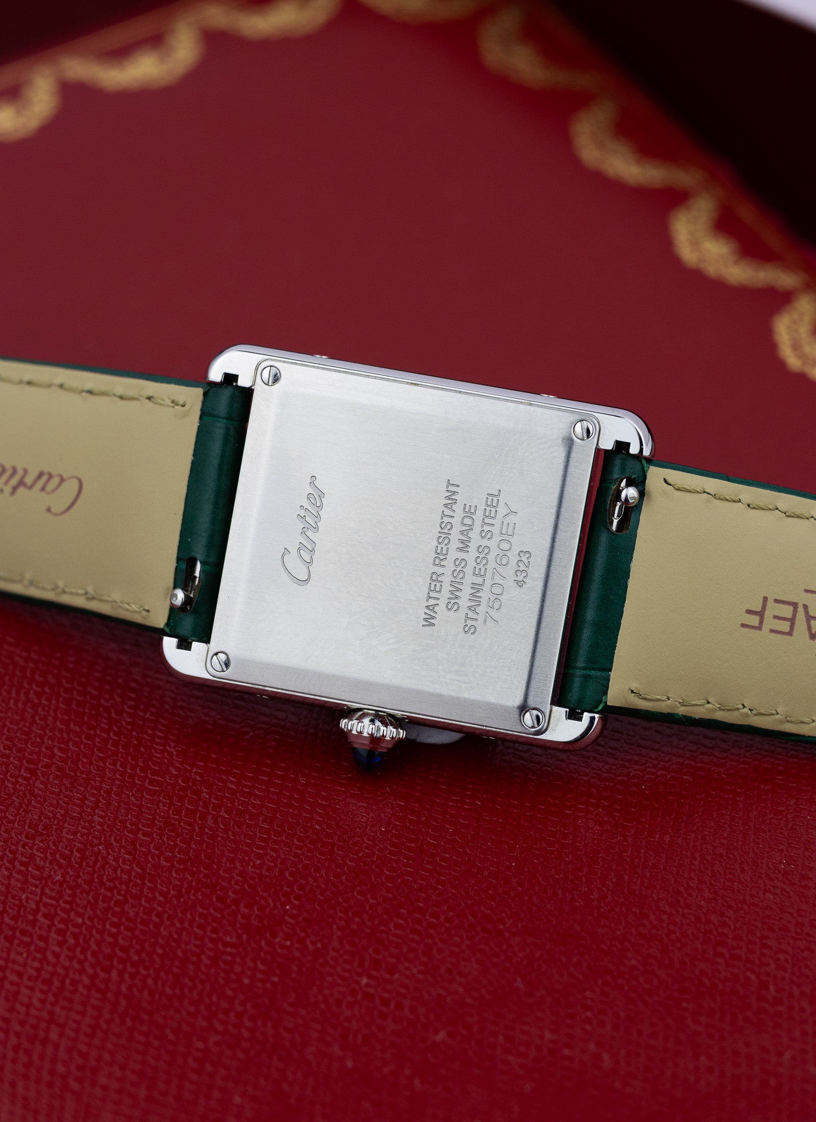 2025 Cartier Tank Green Dial WSTA0056 Full Set