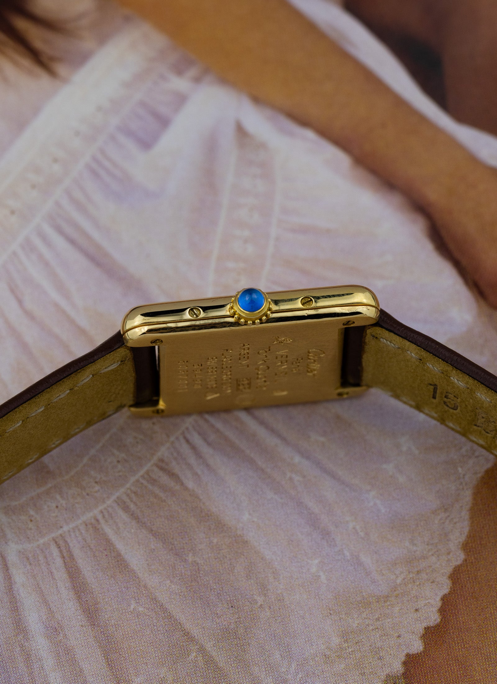 1990s Lady Cartier Must Tank Ivory 5057001 Quartz