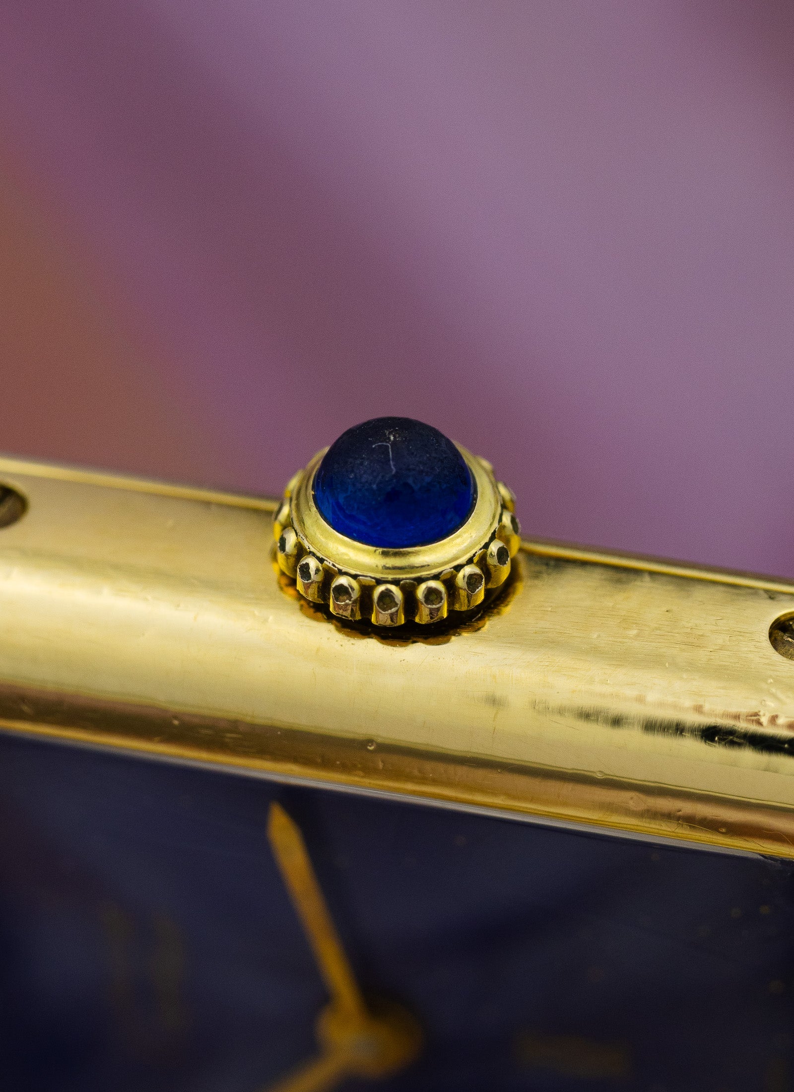 1970s Cartier Tank Lapis Lazuli Blue Dial