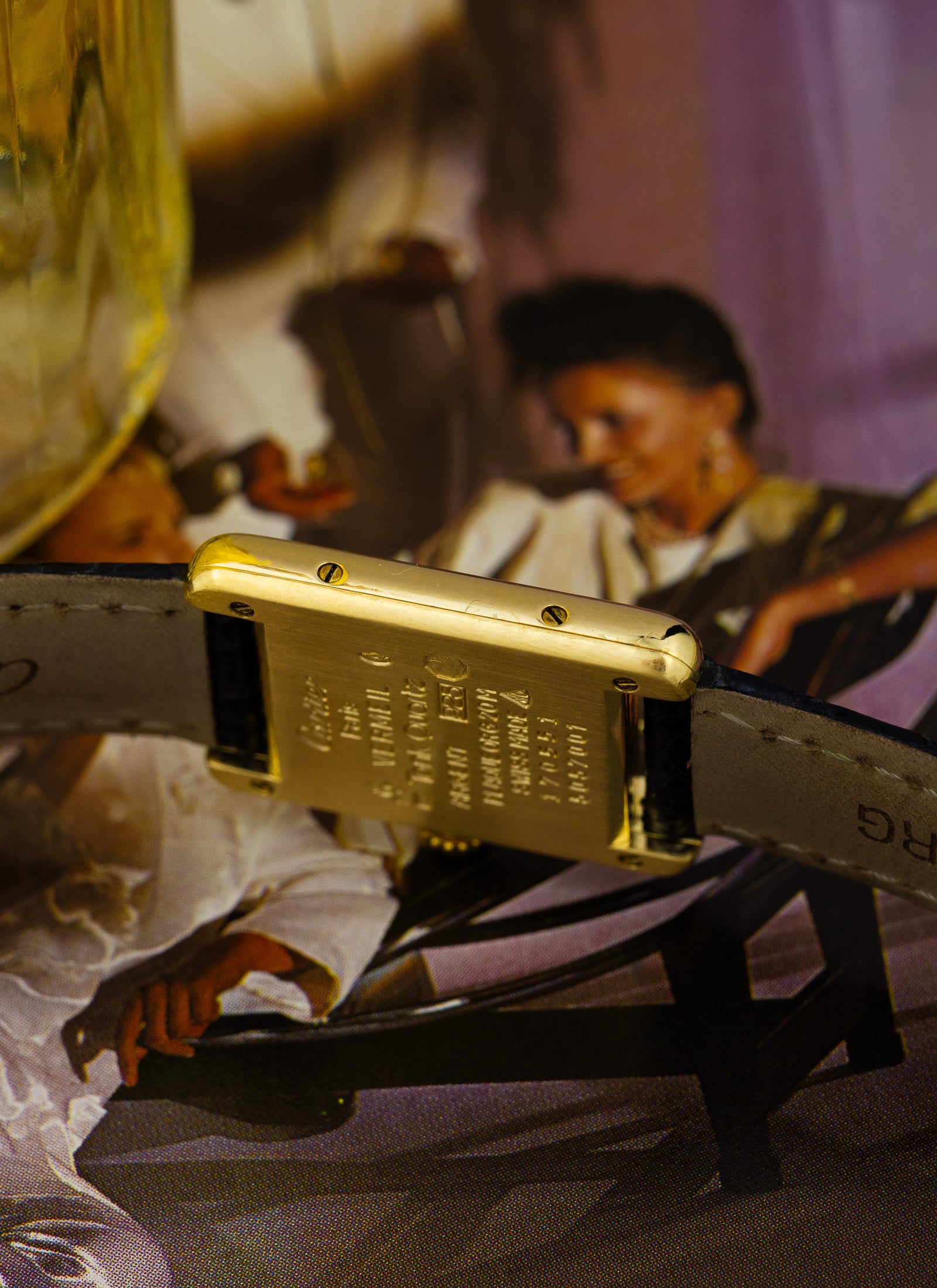 1990s Cartier Tank Opaline Roman Index 5057001