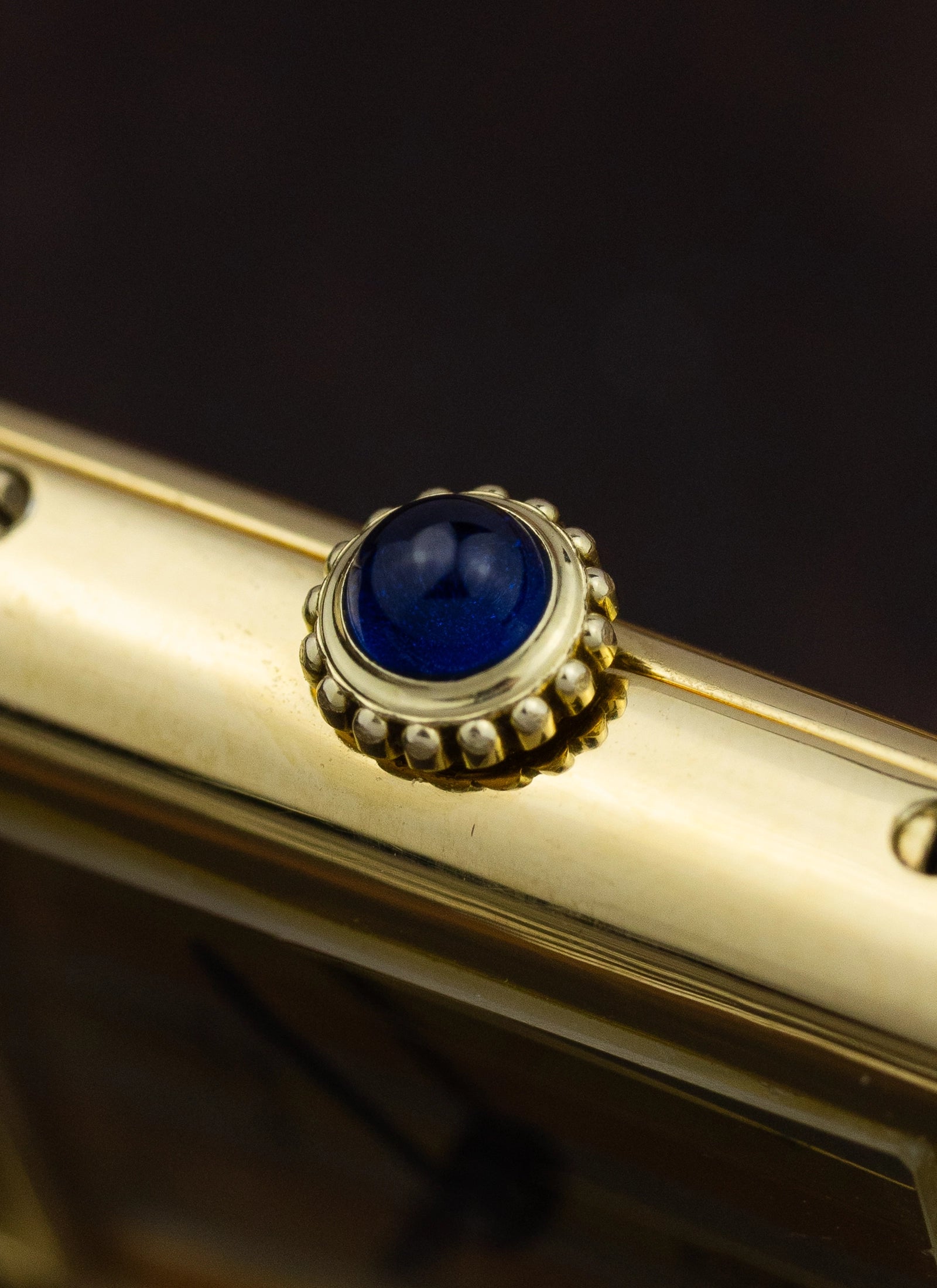 1980s Lady Cartier Must Tank Trinity Dial Manual Winding