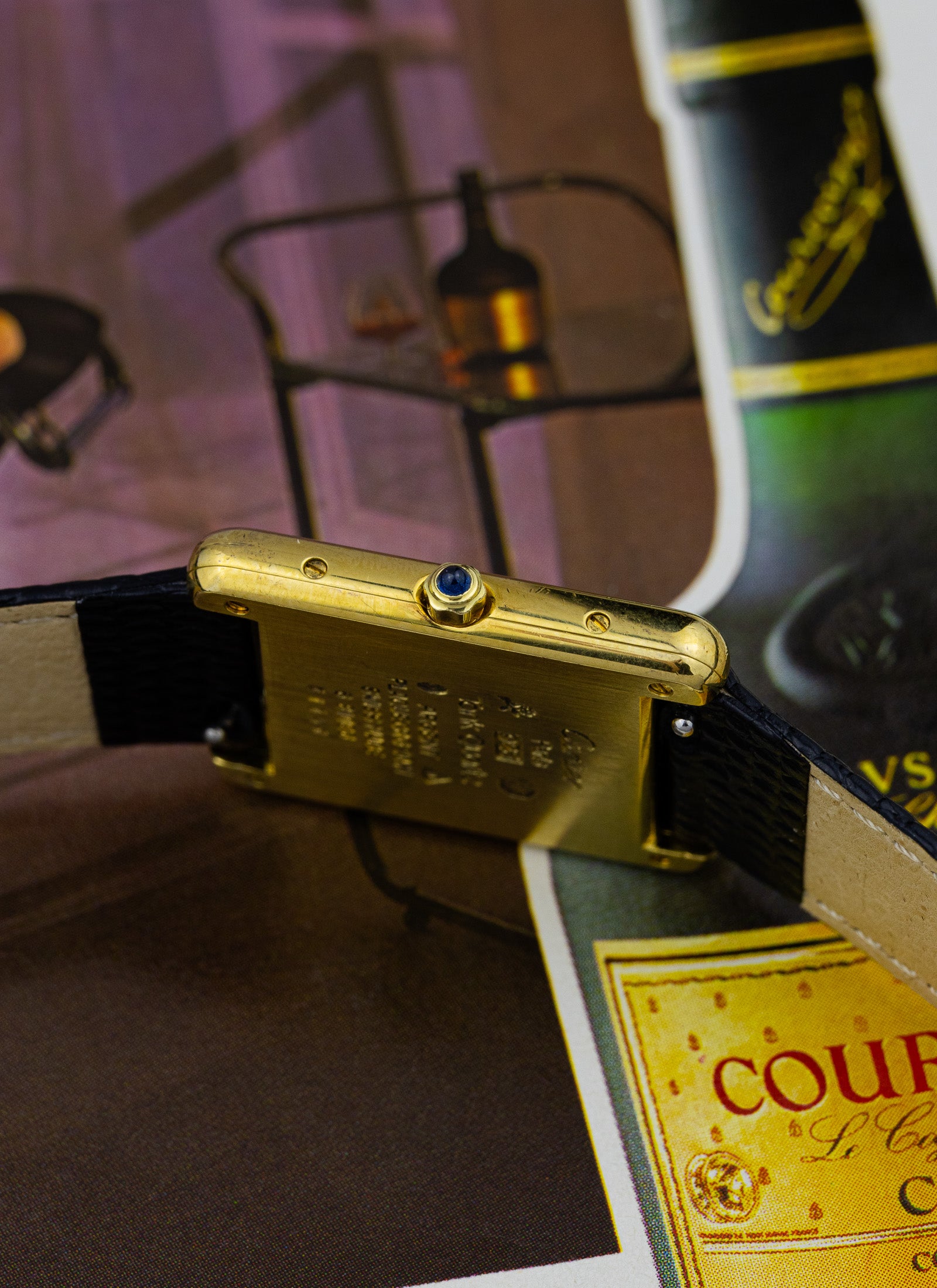 1980s Cartier Tank Must Burgundy 6 81006