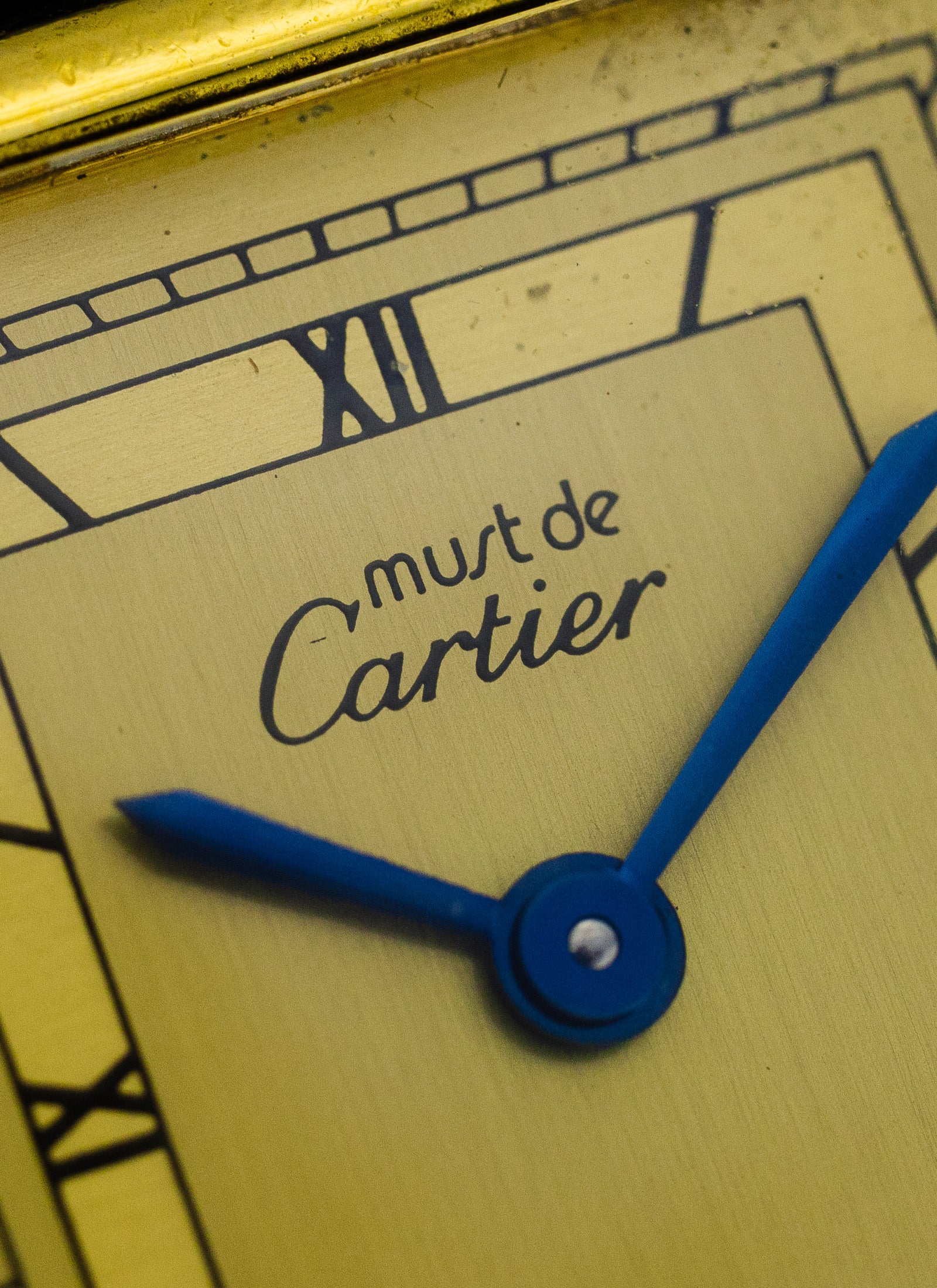 1987 Cartier Tank Must Art Deco Dial 3 66001 Full Set