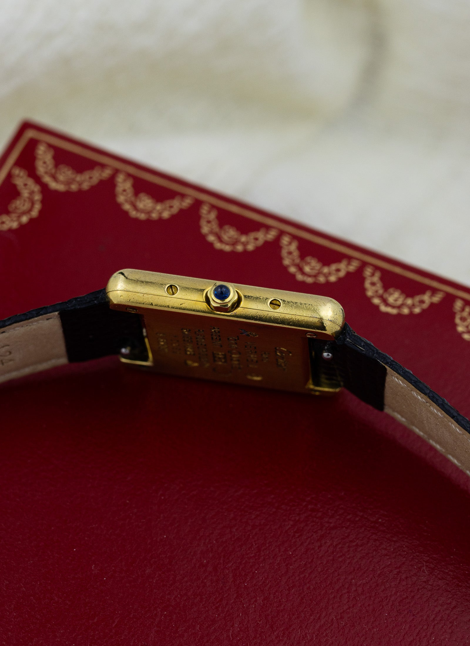 1987 Cartier Tank Must Art Deco Dial 3 66001 Full Set