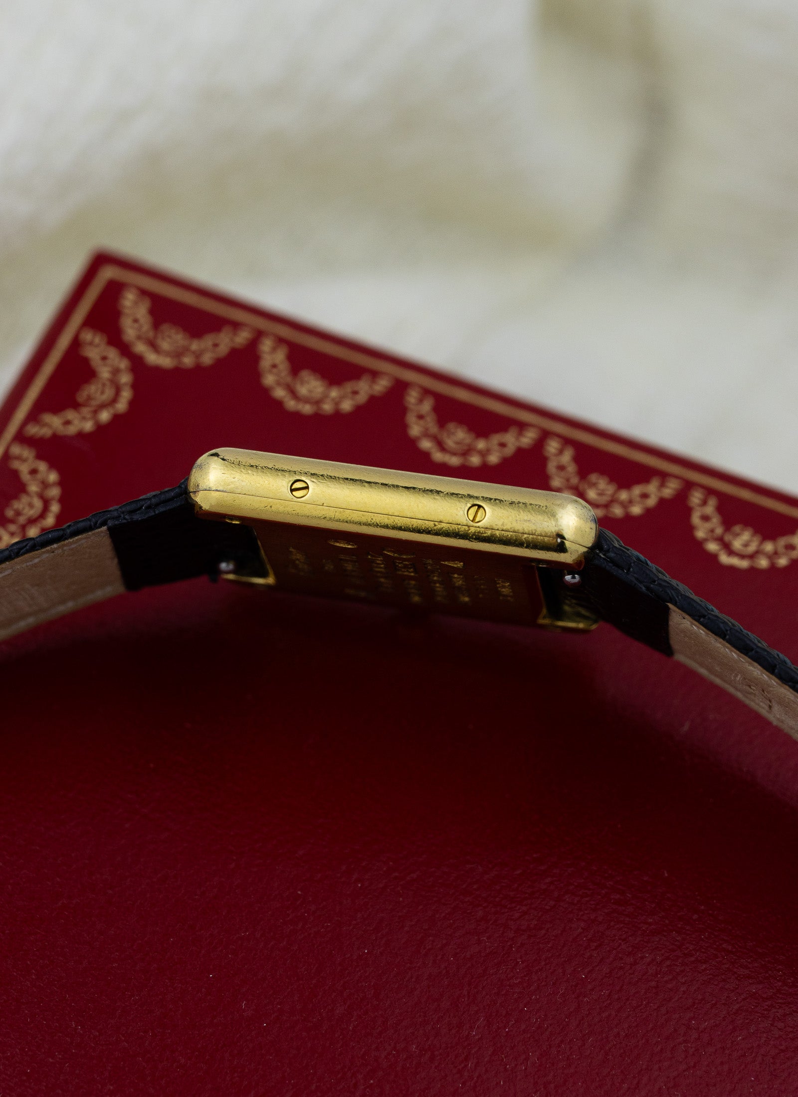 1987 Cartier Tank Must Art Deco Dial 3 66001 Full Set