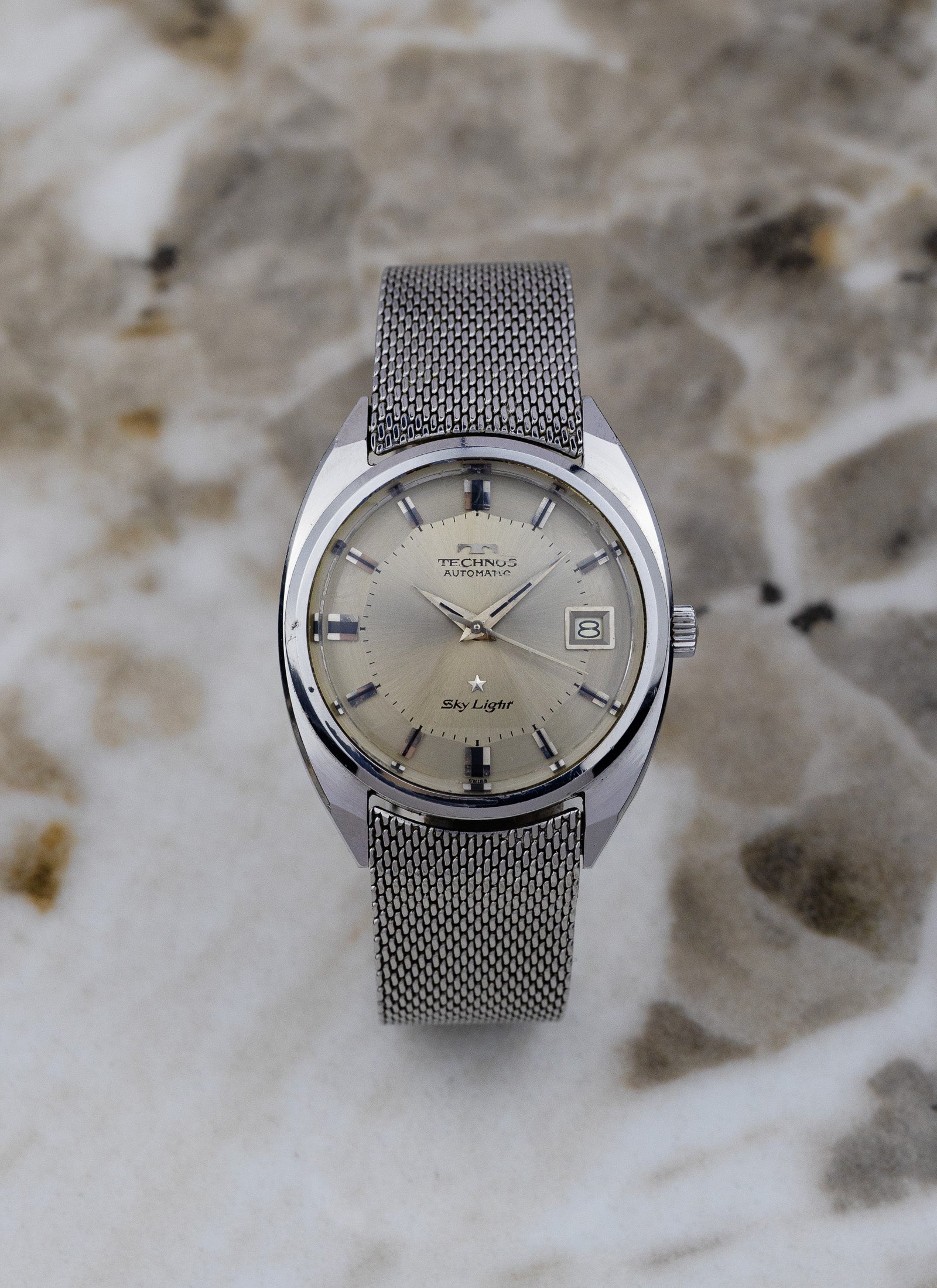 1970s Technos Sky Light Date Pie Pan 2622