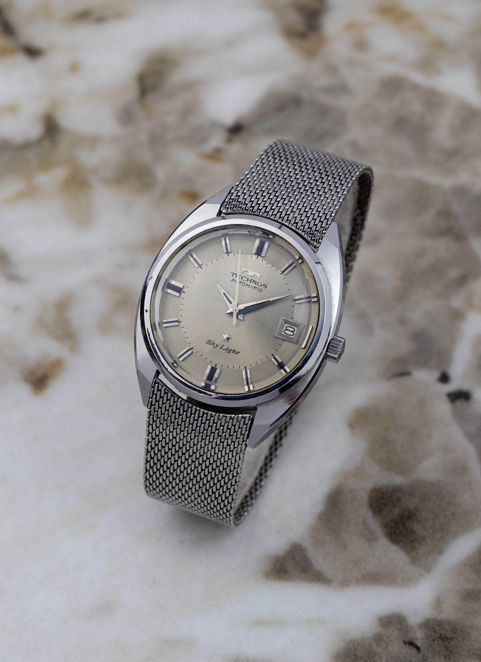1970s Technos Sky Light Date Pie Pan 2622