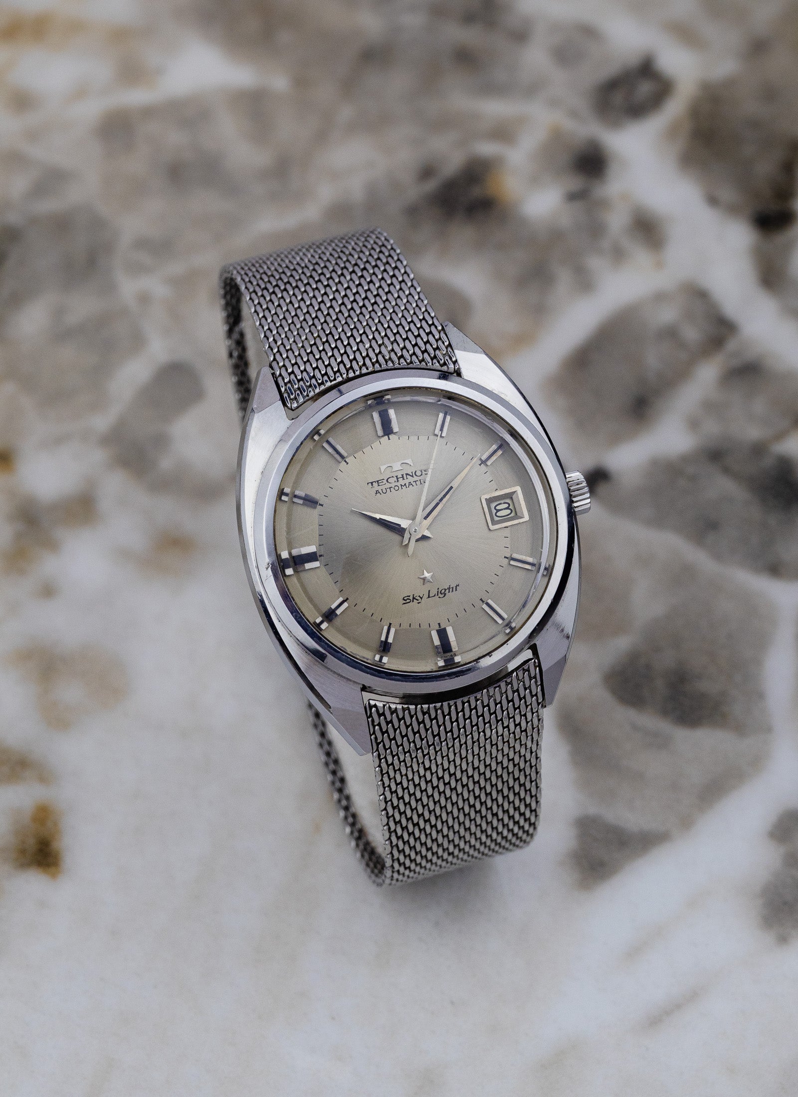 1970s Technos Sky Light Date Pie Pan 2622