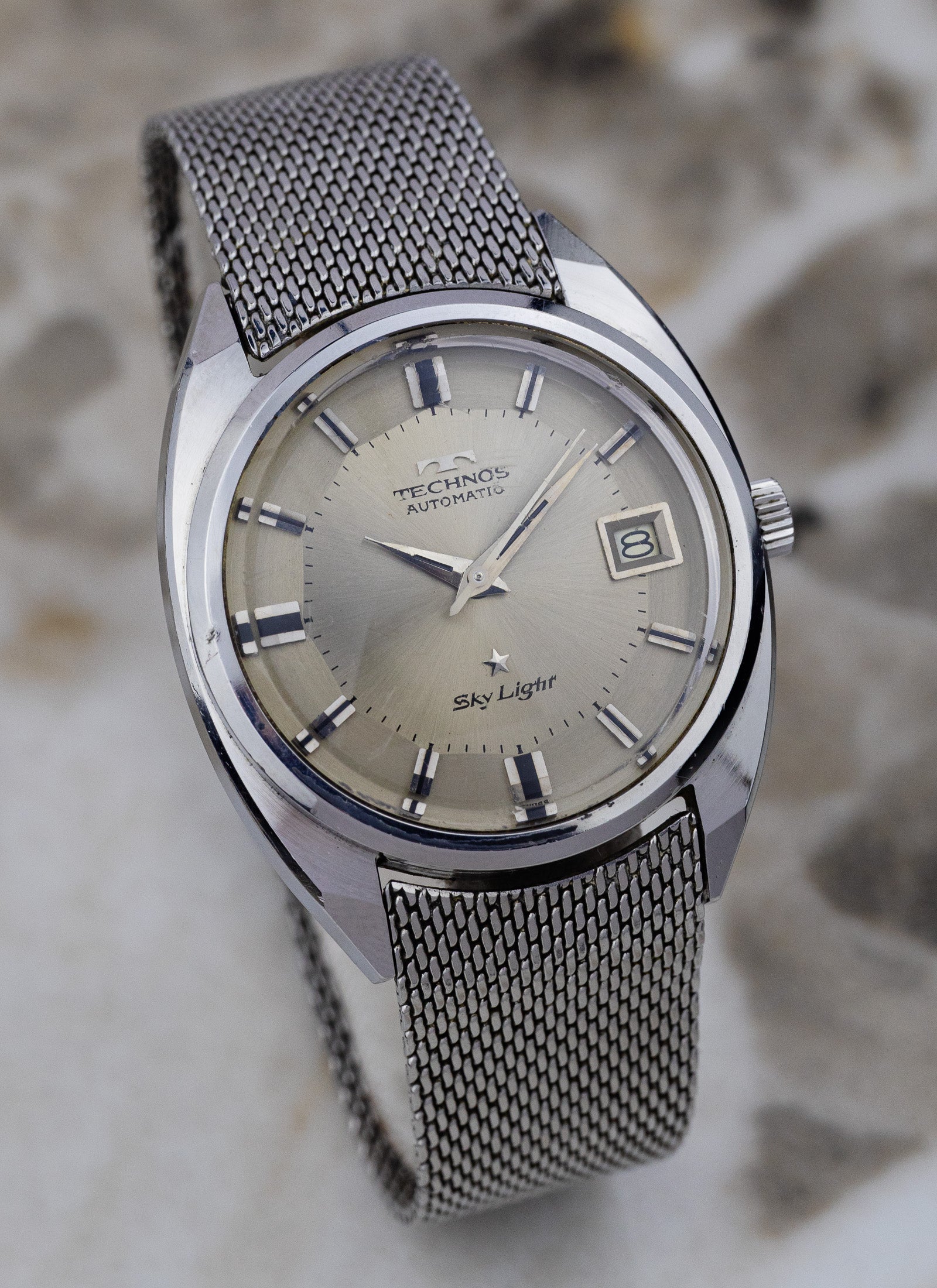 1970s Technos Sky Light Date Pie Pan 2622