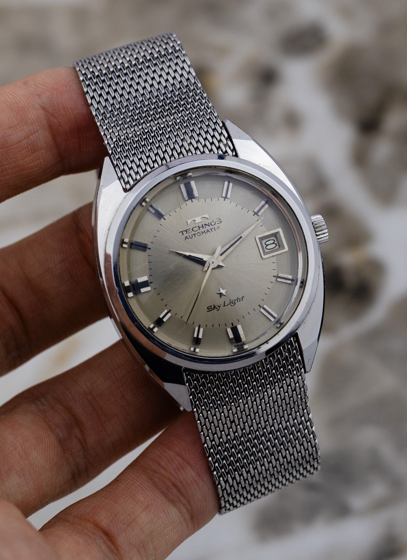 1970s Technos Sky Light Date Pie Pan 2622